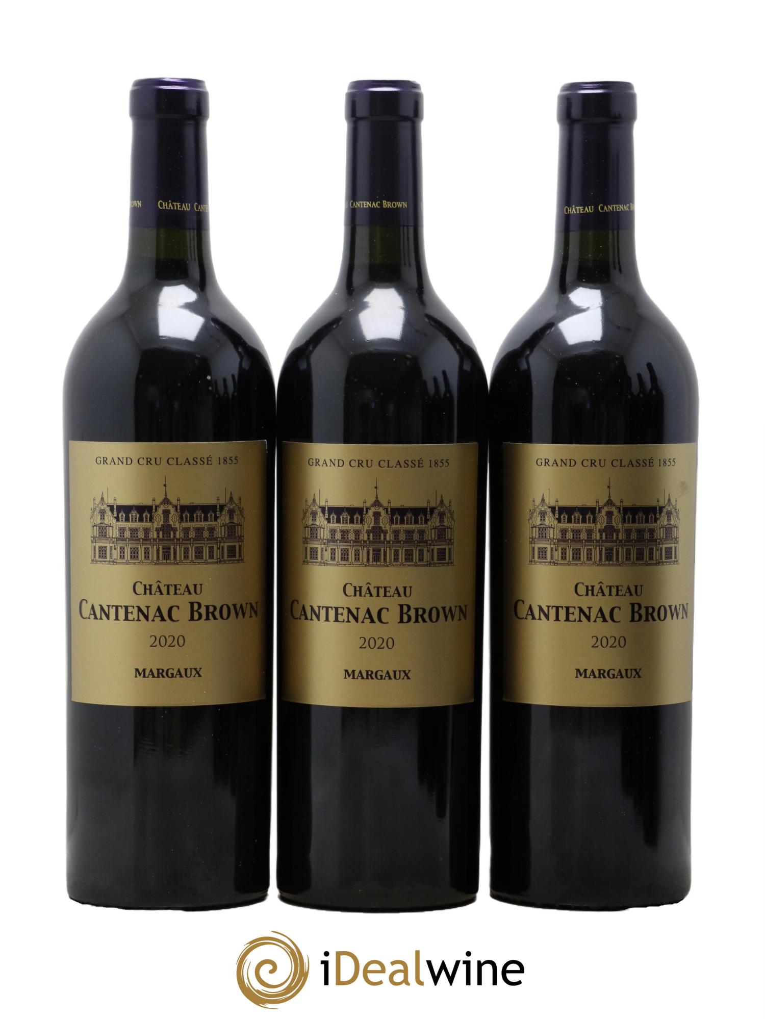 Château Cantenac Brown 3ème Grand Cru Classé 2020 - Lot de 6 bouteilles - 1