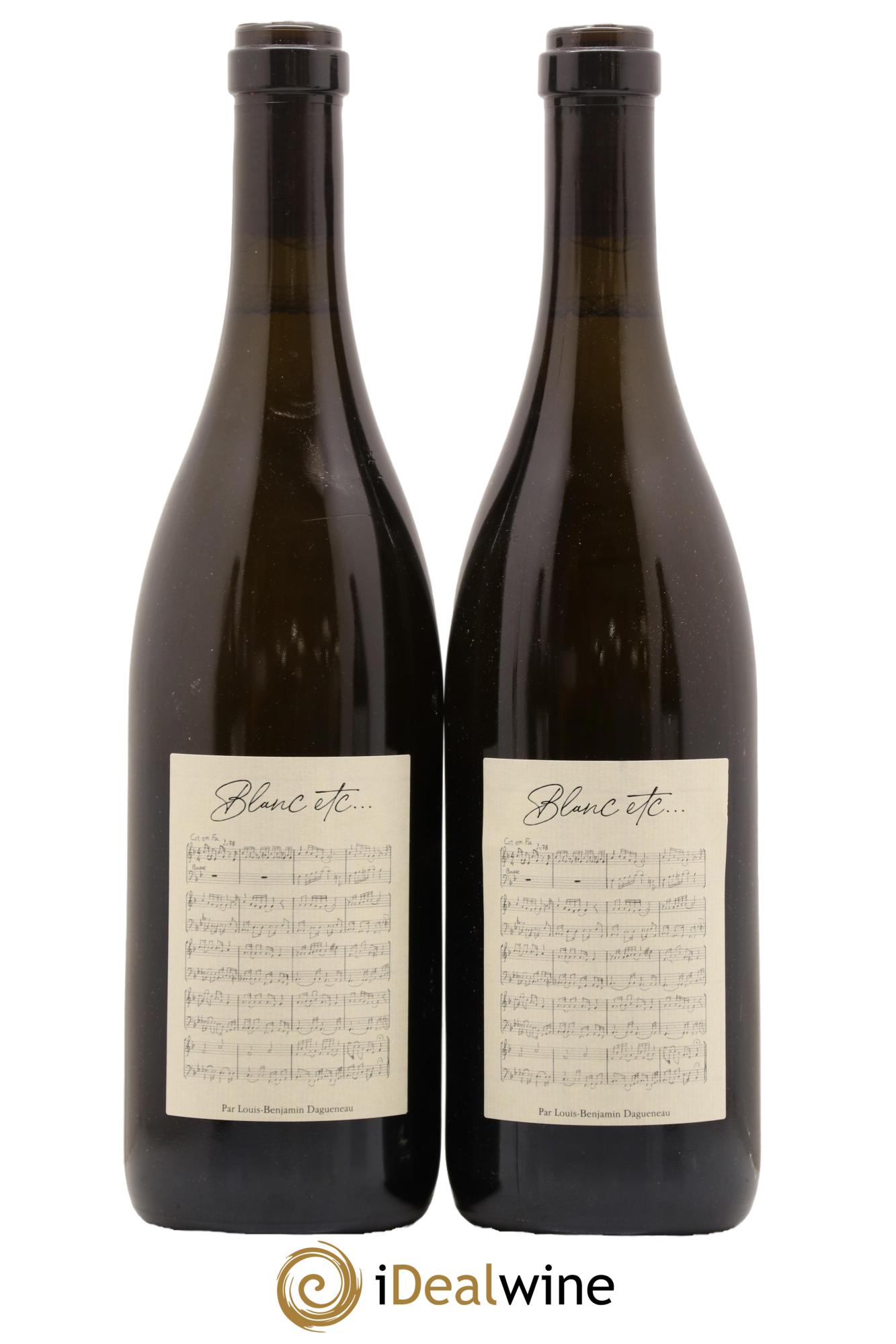 Vin de France Blanc Etc Dagueneau (Domaine Didier - Louis-Benjamin) 2018 - Lot de 2 bouteilles - 0