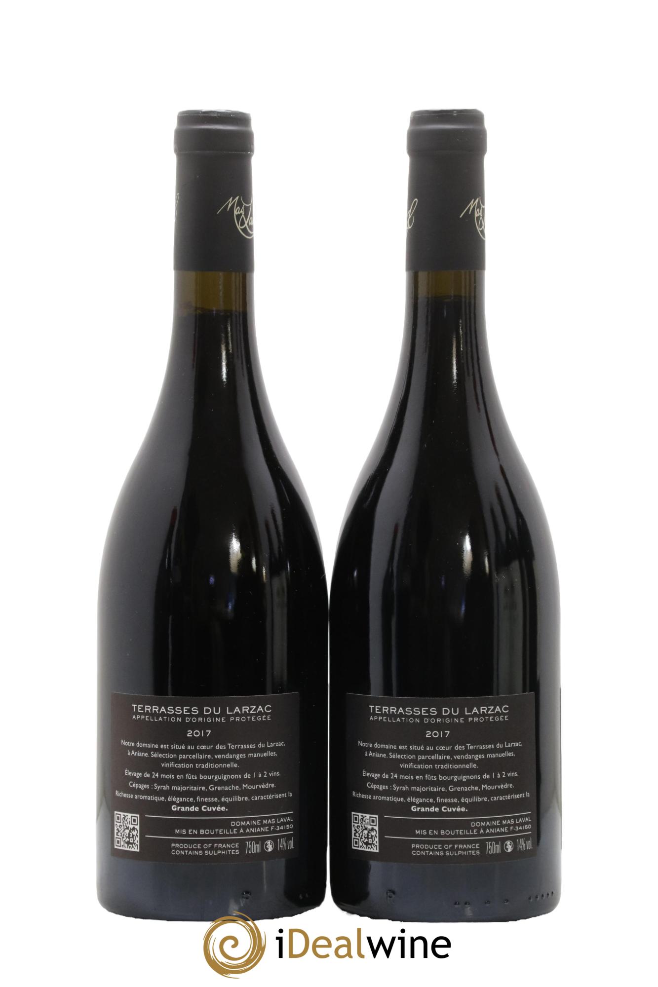 Pays d'Hérault Mas Laval Grande Cuvée Joël Laval 2017 - Lot de 2 bouteilles - 1