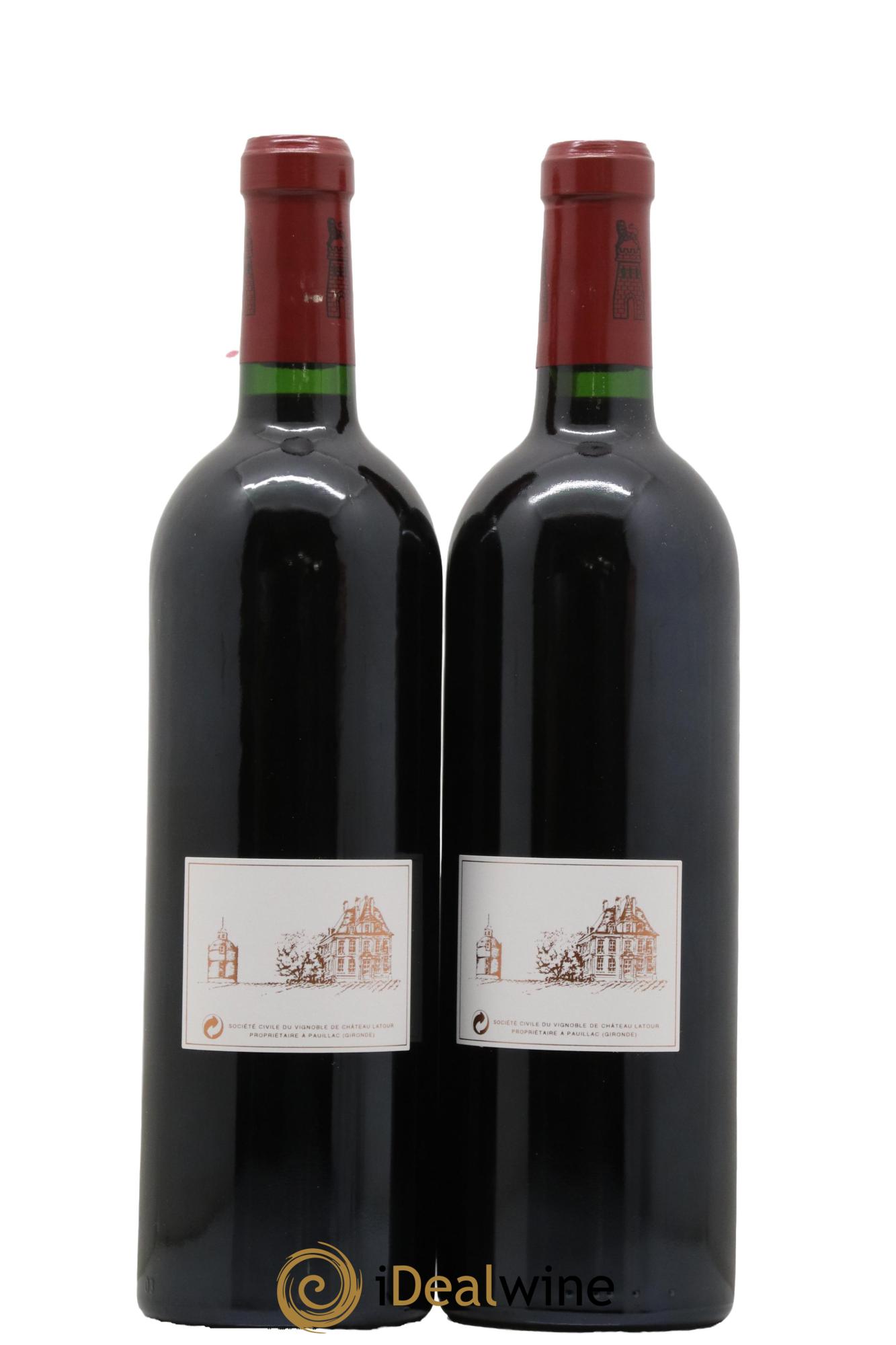 Château Latour 1er Grand Cru Classé 1998 - Lot de 2 bouteilles - 1