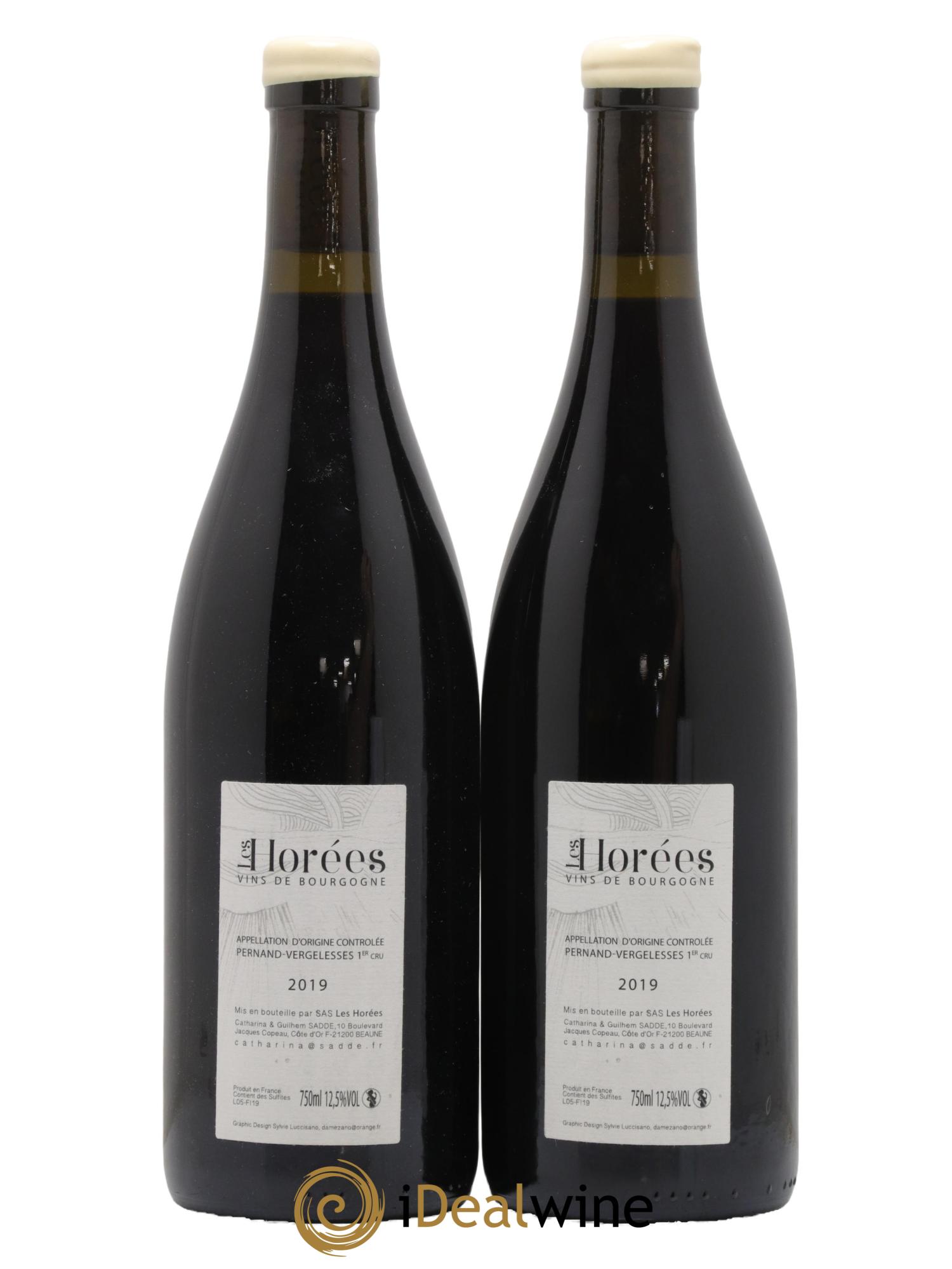 Pernand-Vergelesses 1er Cru Les Fichots Les Horées 2019 - Lot de 2 bouteilles - 1
