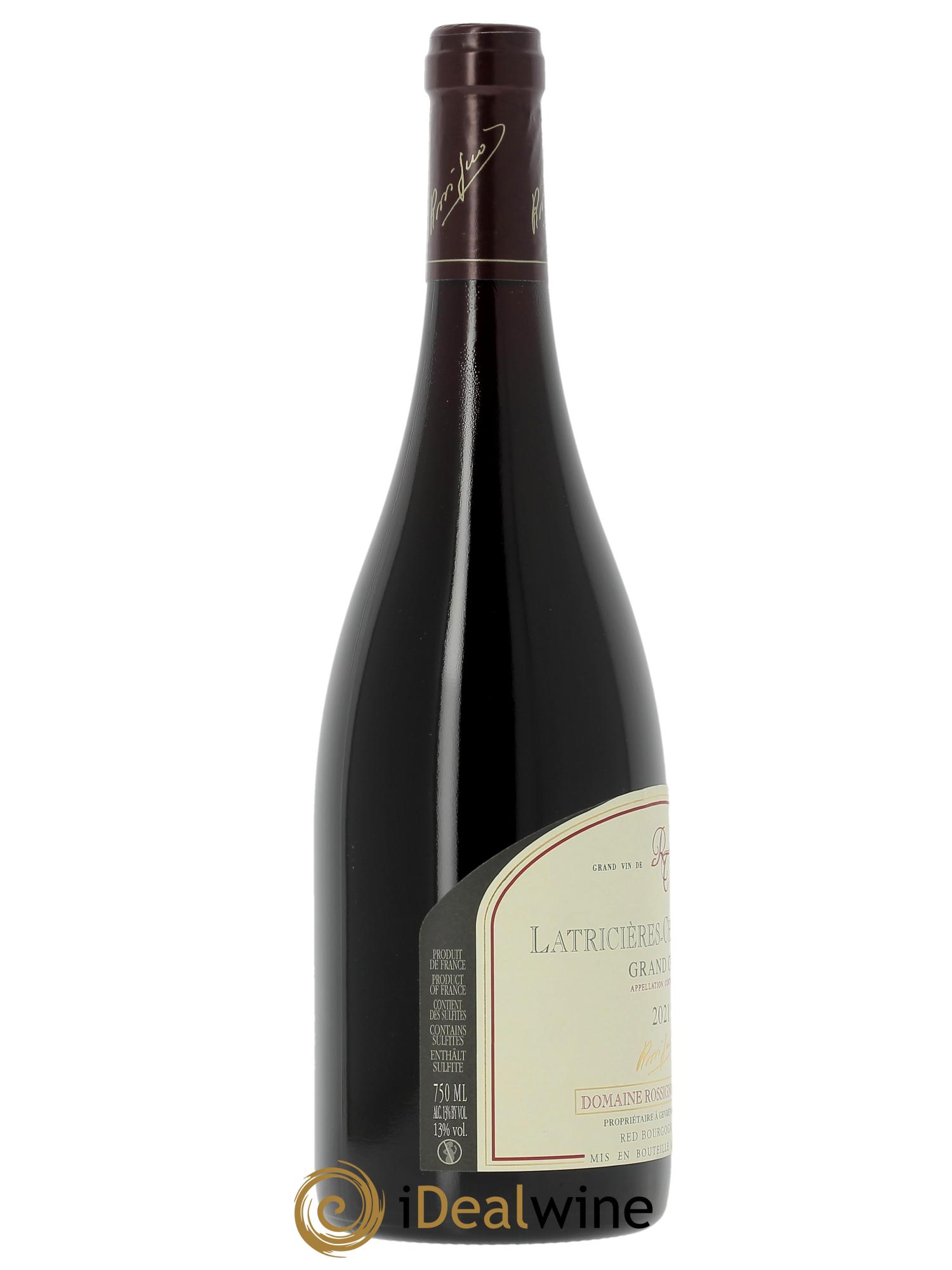 Latricières-Chambertin Grand Cru Rossignol-Trapet (Domaine) 2021 - Lot de 6 bouteilles - 3