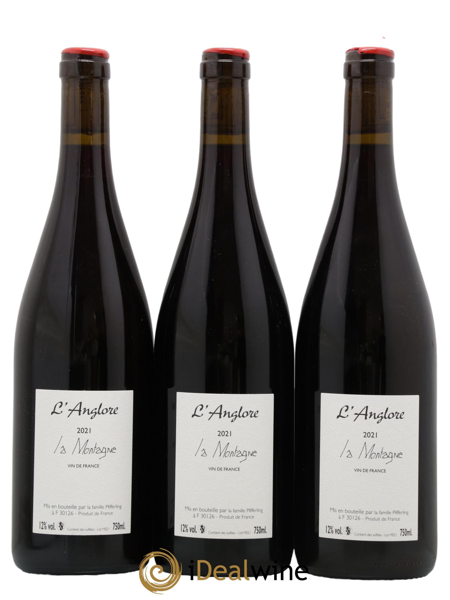 Vin de France La Montagne Domaine de l Anglore 2021 - Lot de 3 bouteilles - 1