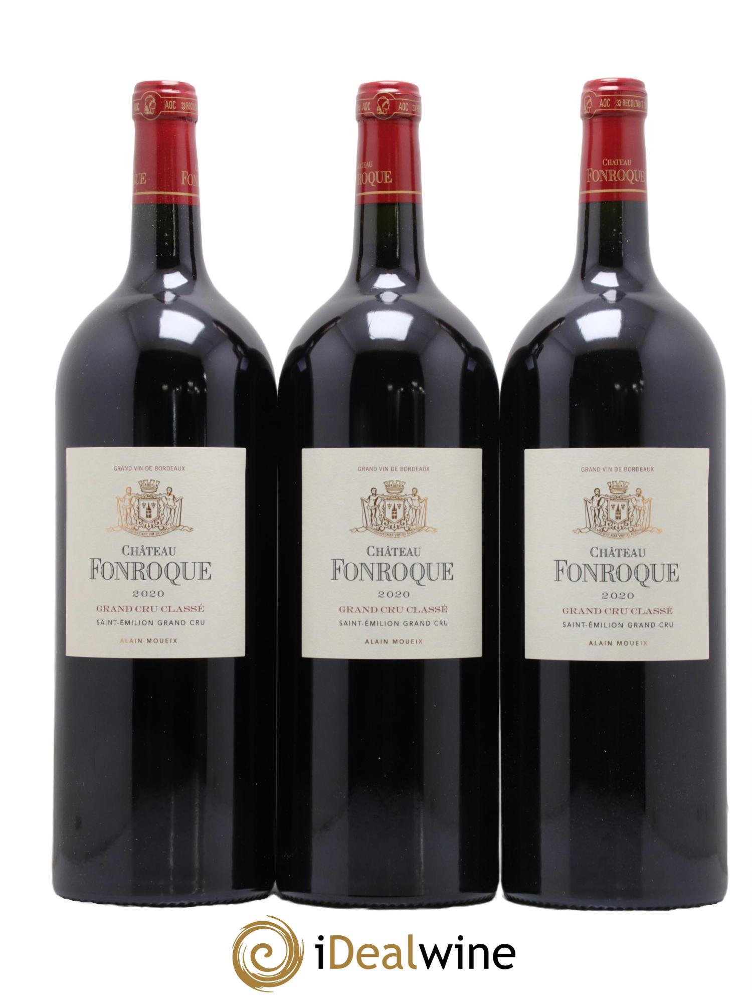 Château Fonroque Grand Cru Classé 2020 - Lot de 3 magnums - 0