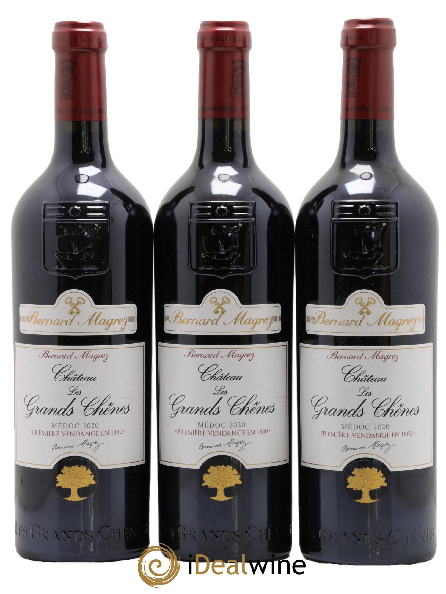 Château Les Grands Chênes 2020 - Lot of 3 bottles - 0