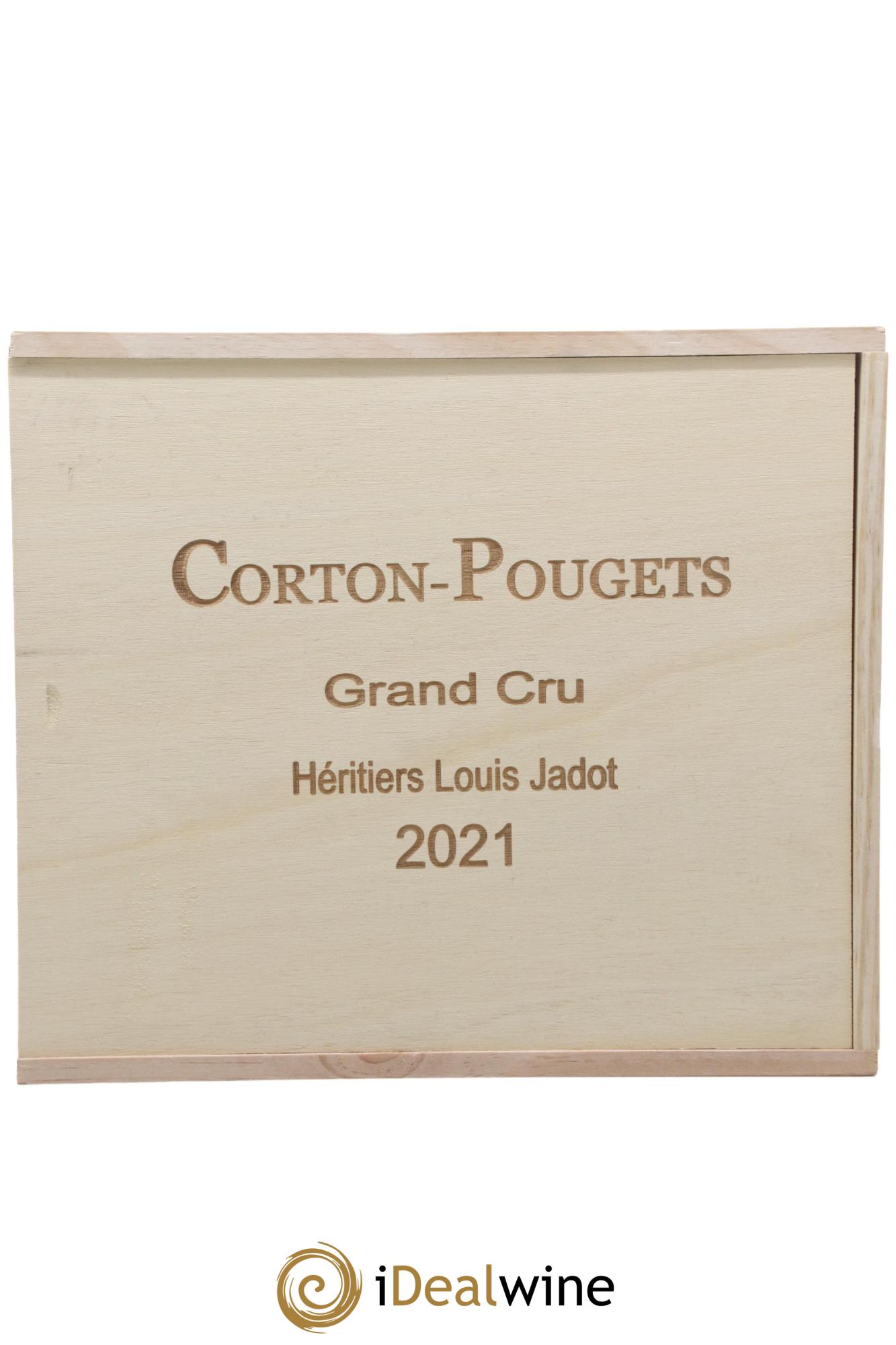 Corton-Pougets Grand Cru Héritiers Louis Jadot (Domaine des) - Louis Jadot 2021 - Lot de 3 bouteilles - 1