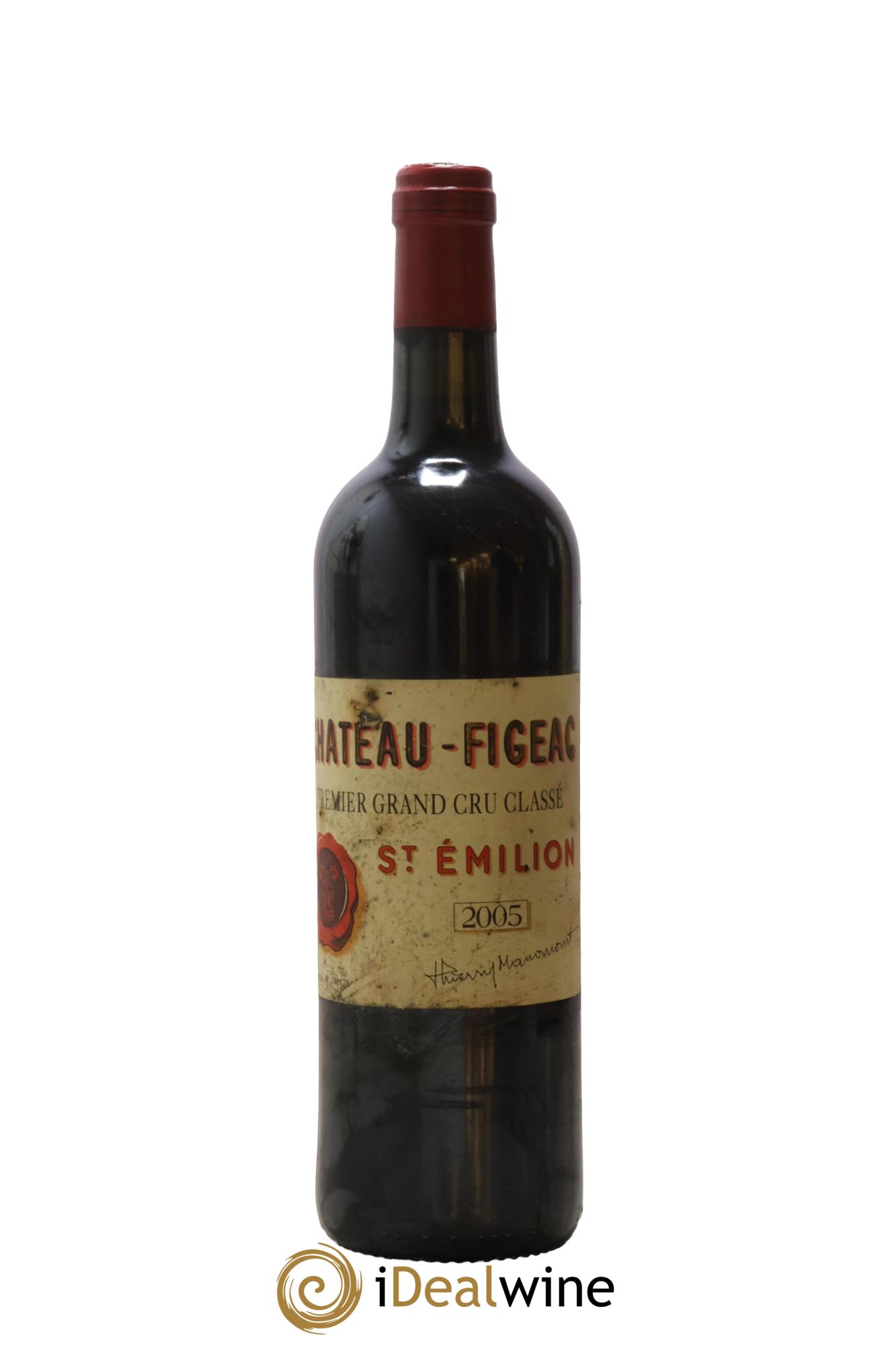 Château Figeac 1er Grand Cru Classé A 2005 - Lot of 1 bottle - 0