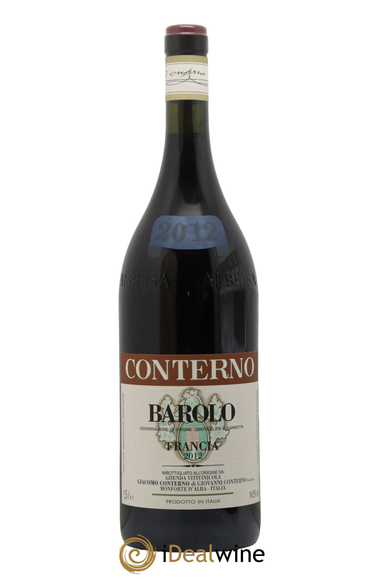 Barolo DOCG Vigna Francia Giacomo Conterno 2012 - Lot of 1 magnum - 1