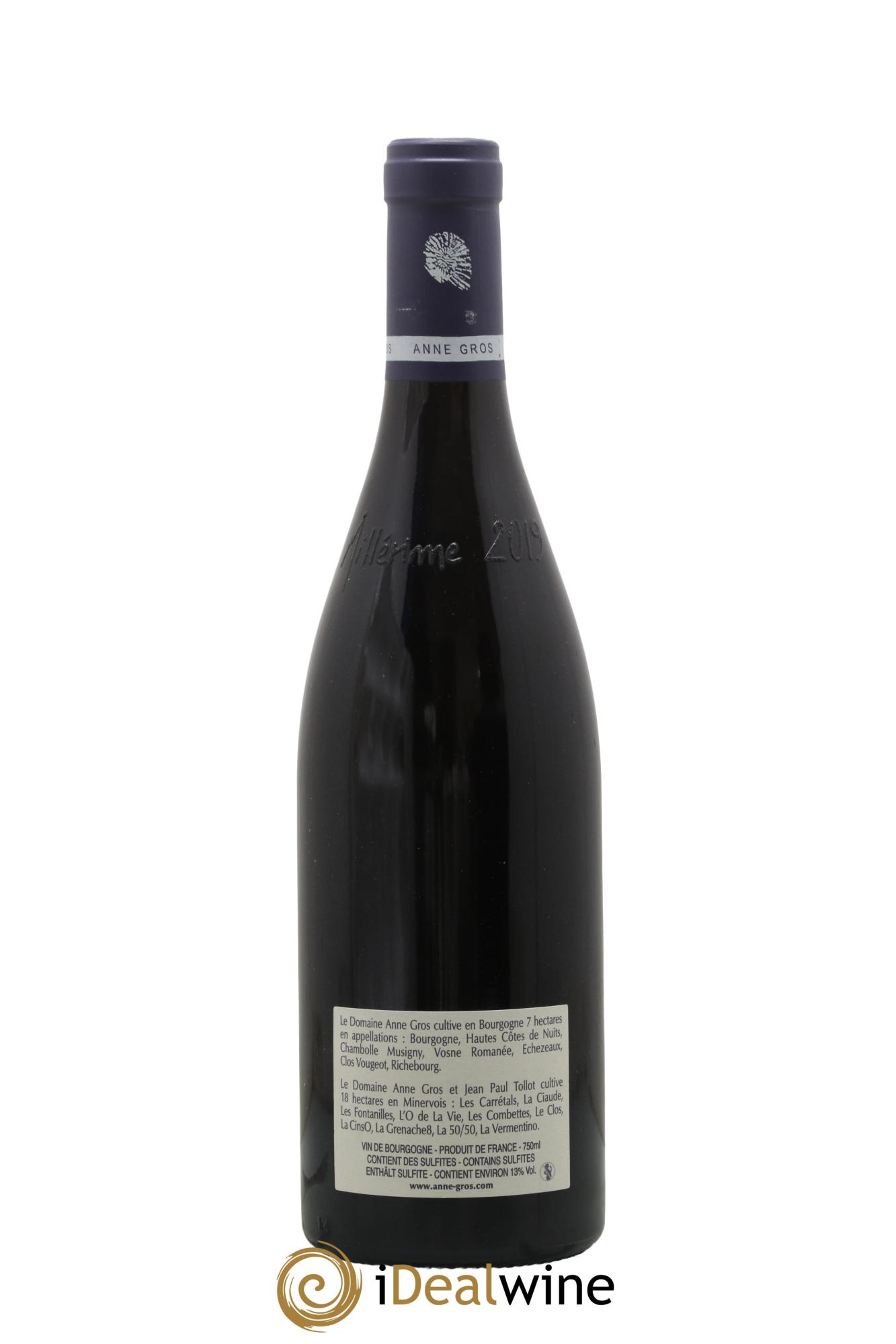Richebourg Grand Cru Anne Gros 2019 - Lot of 1 bottle - 1