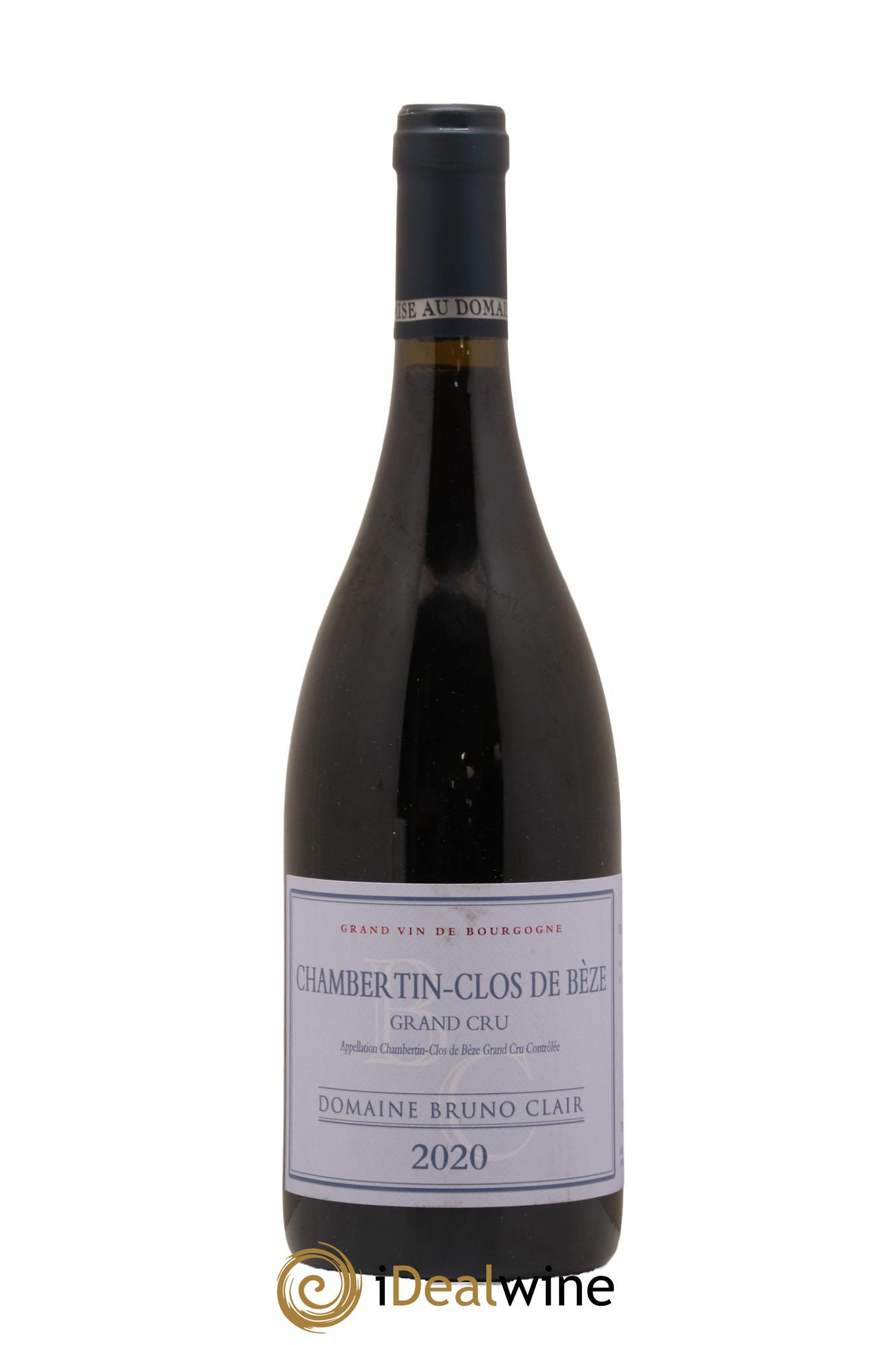 Chambertin Clos de Bèze Grand Cru Bruno Clair (Domaine) 2020 - Lot de 1 bouteille - 0