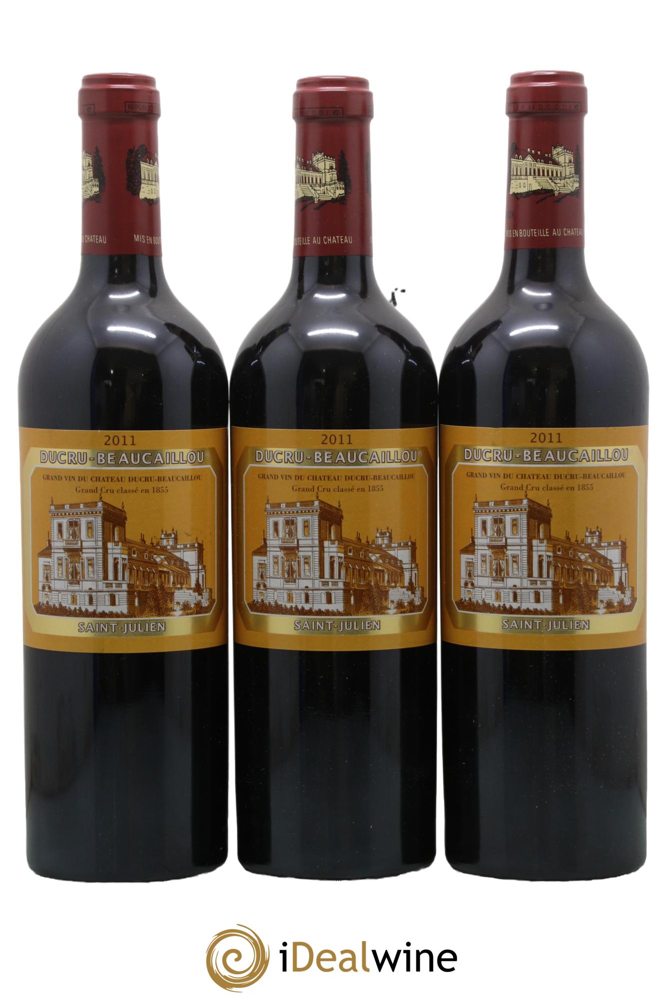Château Ducru Beaucaillou 2ème Grand Cru Classé 2011 - Lotto di 3 bottiglie - 0