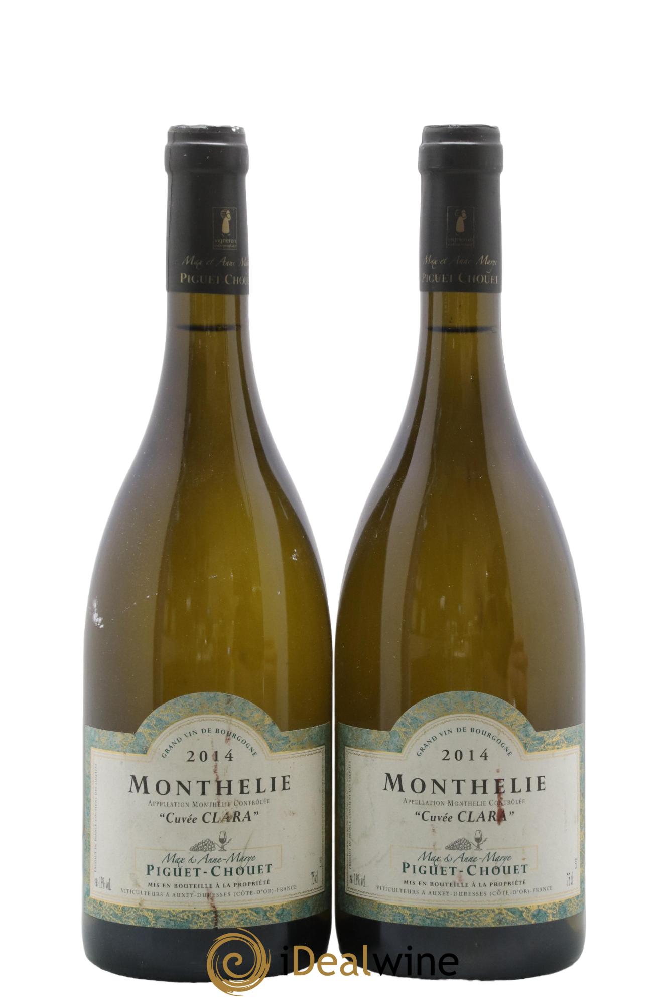 Monthélie Cuvée Clara Piguet-Chouet 2014 - Lot de 2 bouteilles - 0
