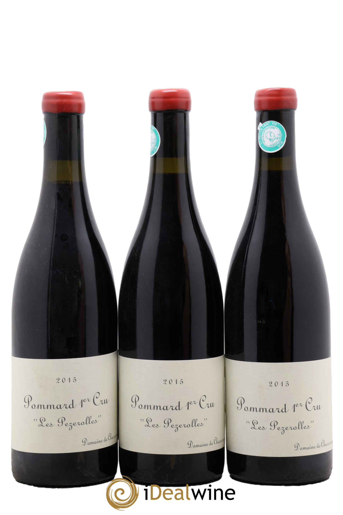 Pommard 1er Cru Les Pezerolles Domaine de Chassorney - Frédéric Cossard 2015 - Lot de 3 bouteilles - 0