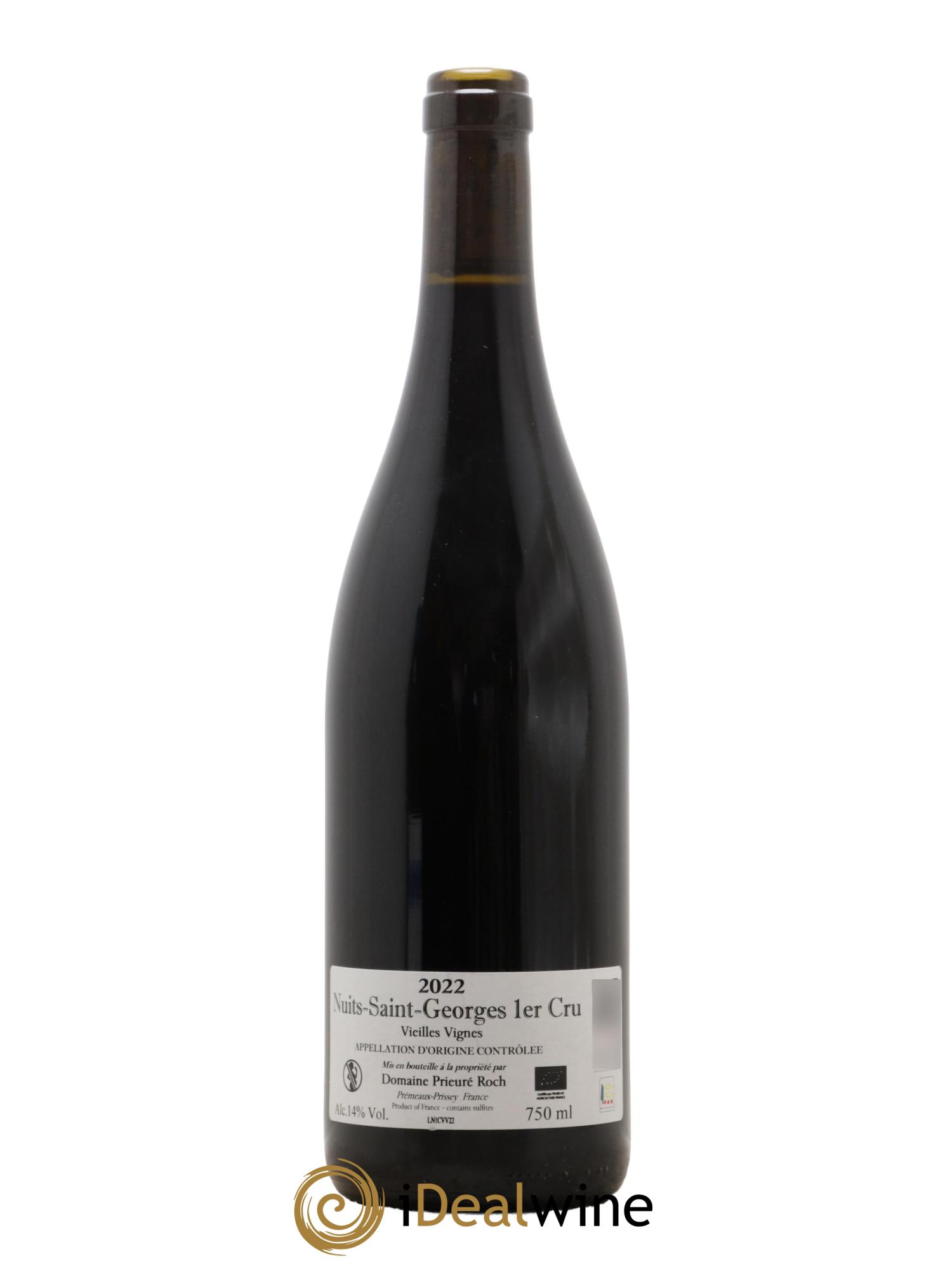 Nuits-Saint-Georges 1er Cru Vieilles Vignes Prieuré Roch 2022 - Lot de 1 bouteille - 1