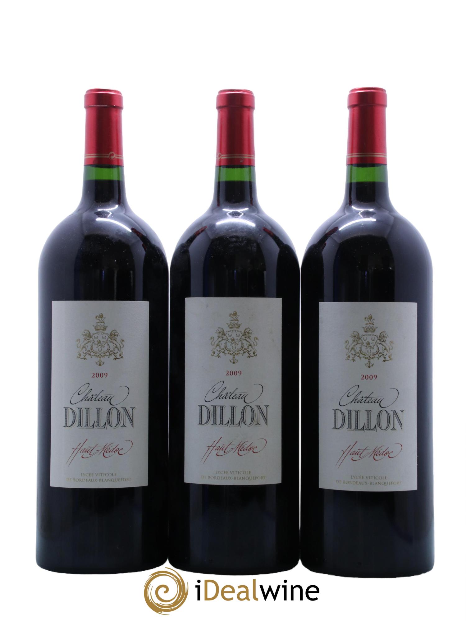 Château Dillon Cru Bourgeois 2009 - Posten von 3 Magnum - 0