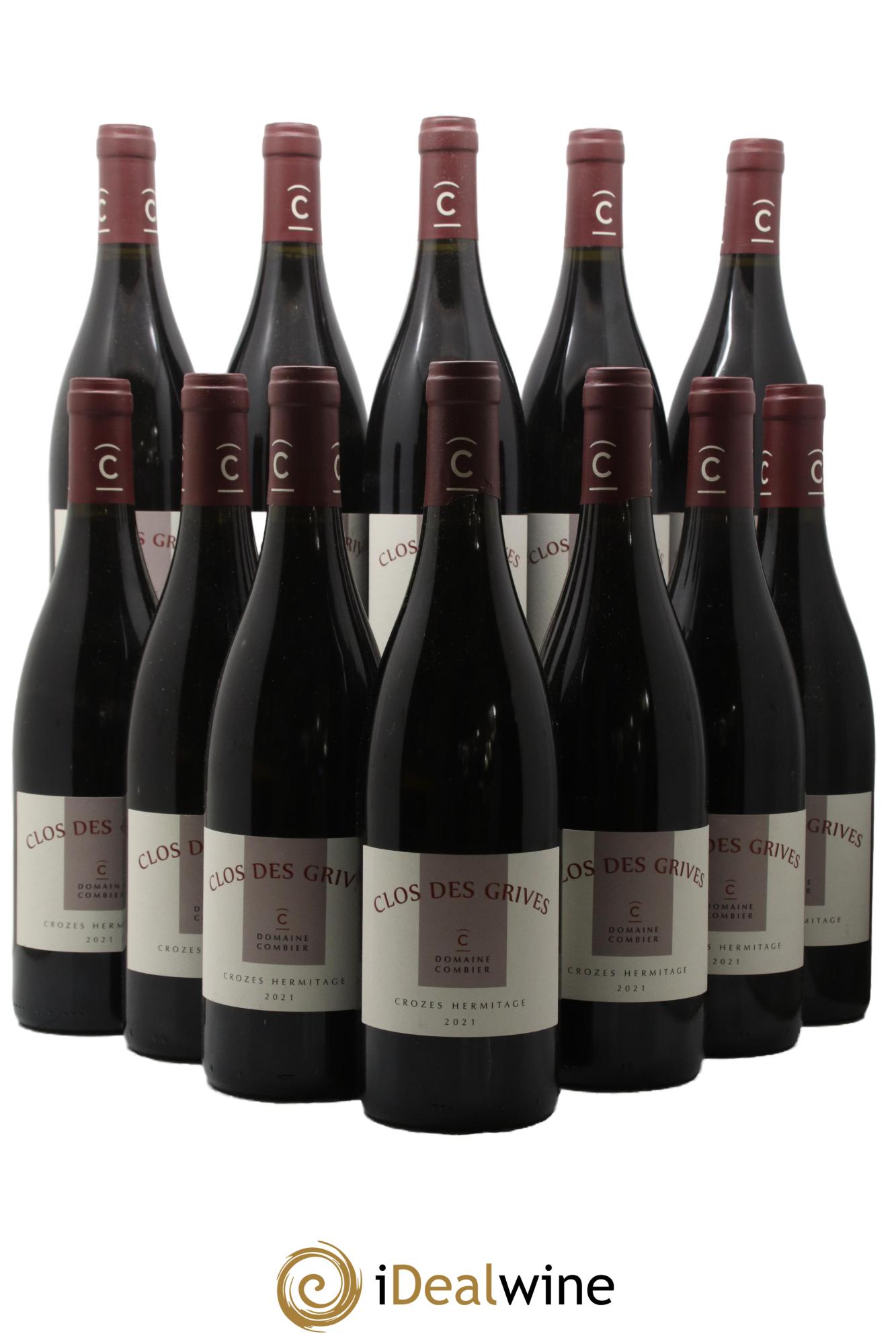Crozes-Hermitage Clos des Grives Combier 2021 - Lot de 12 bouteilles - 0