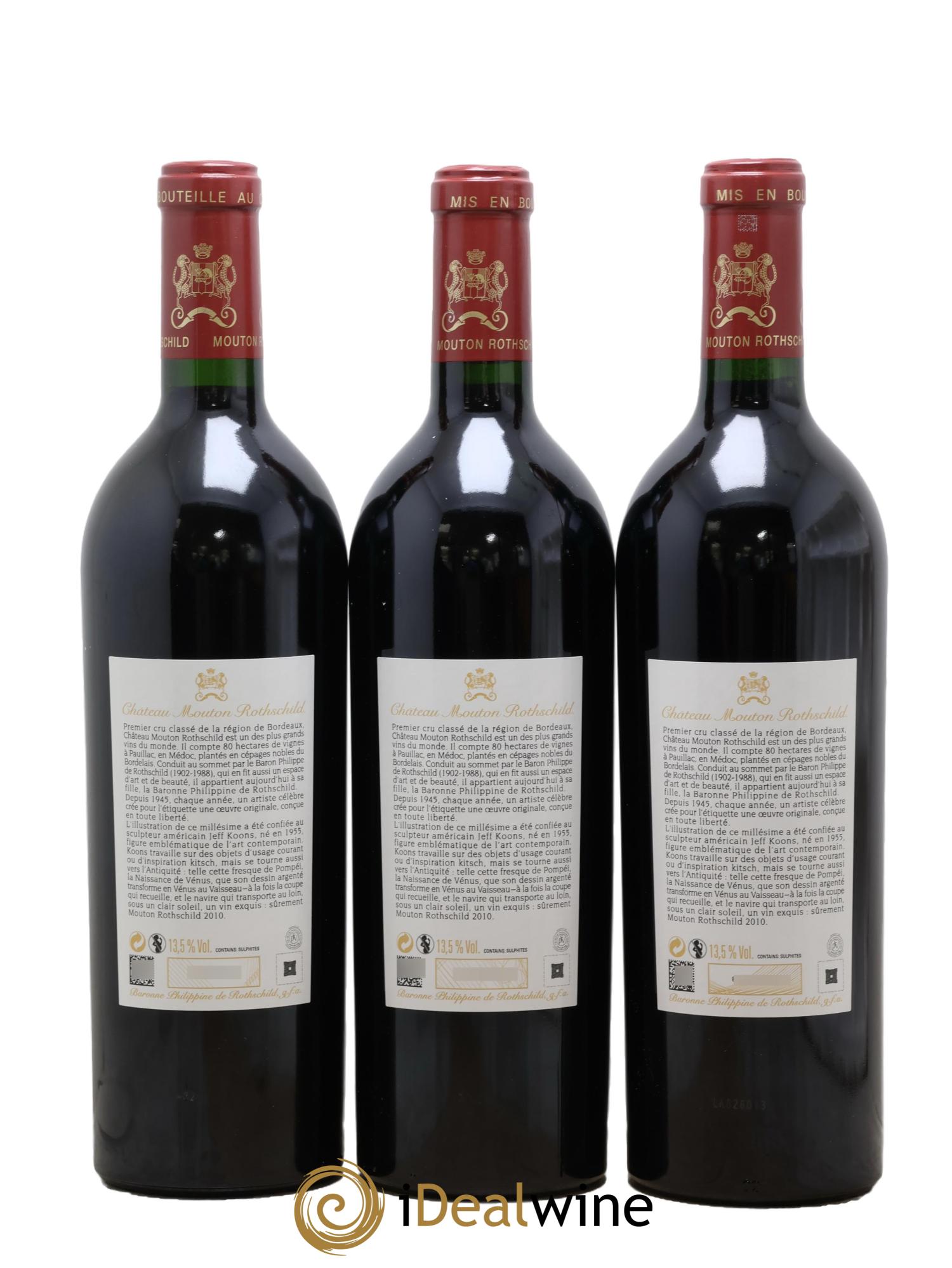 Château Mouton Rothschild 1er Grand Cru Classé 2010 - Lot of 12 bottles - 2