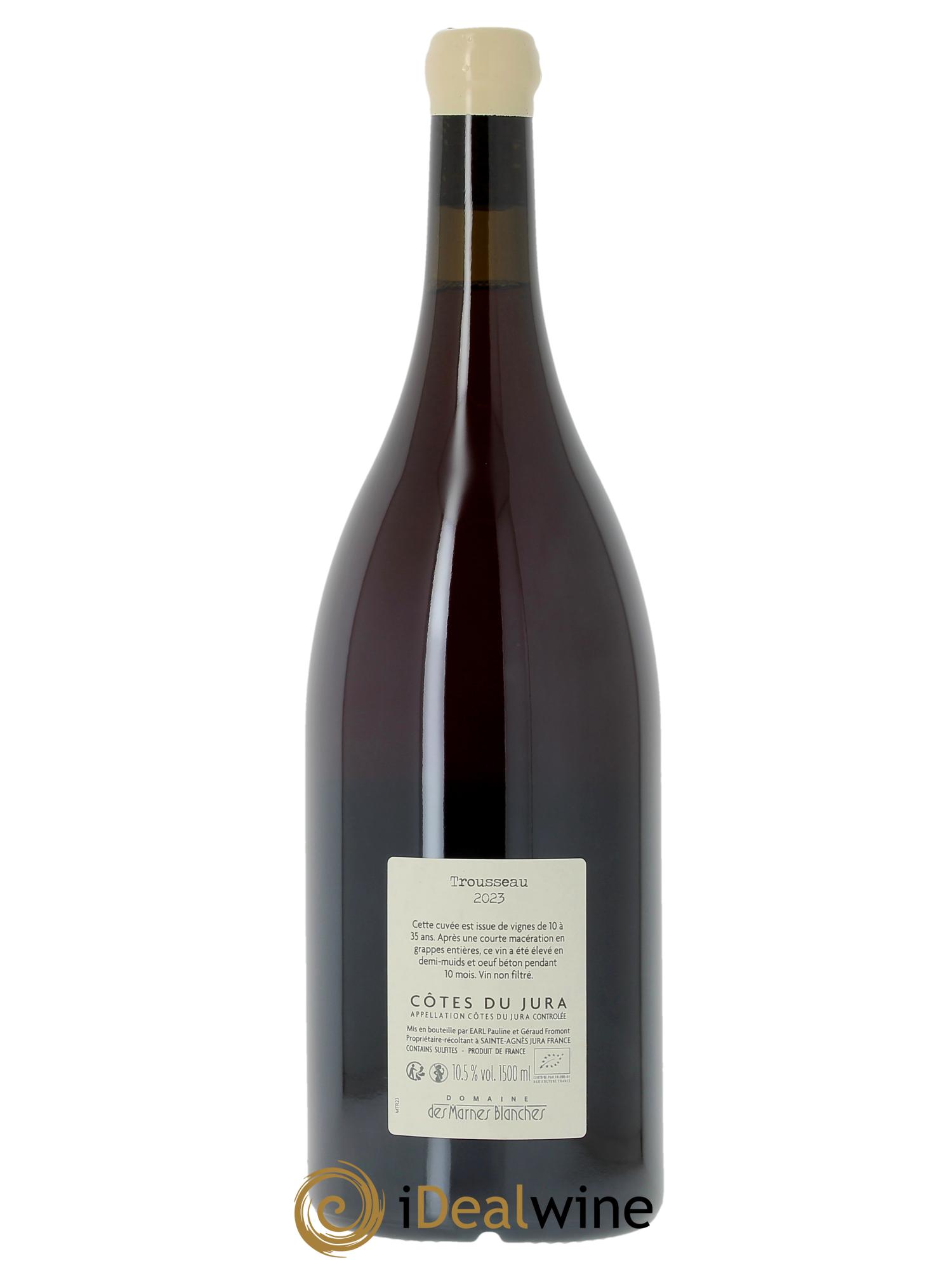 Côtes du Jura Trousseau Marnes Blanches (Domaine des)  2023 - Lotto di 1 magnum - 1