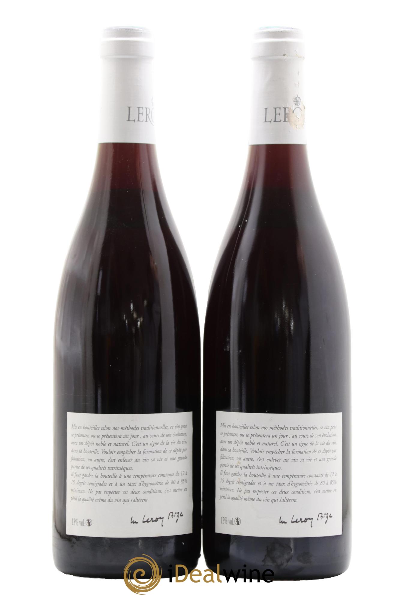 Nuits-Saint-Georges 1er Cru Les Chaboeufs Leroy SA 2007 - Lot de 2 bouteilles - 1