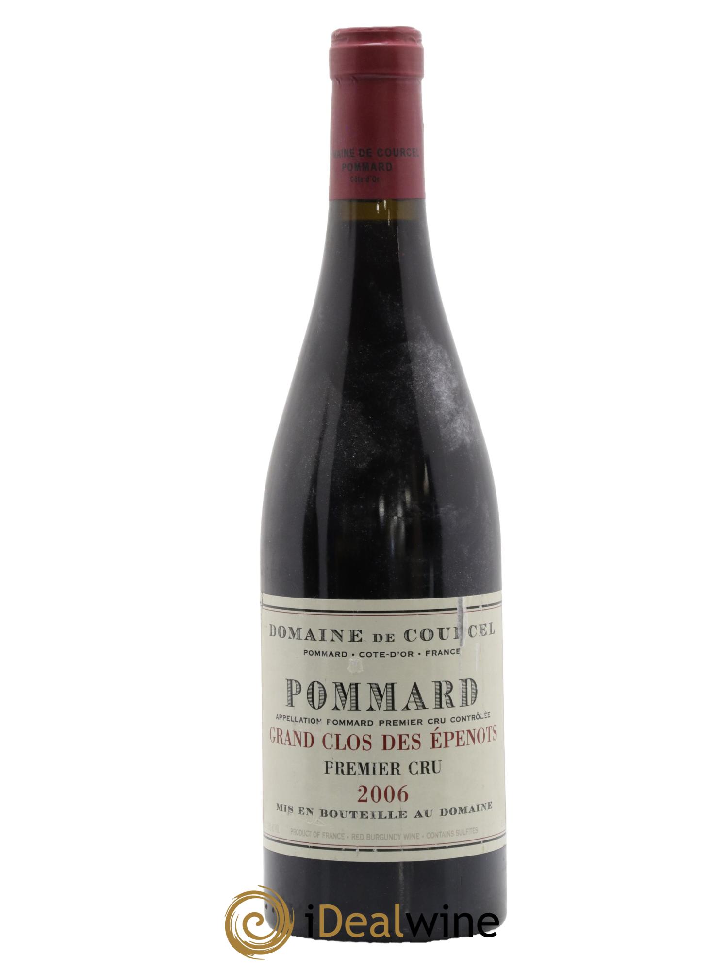 Pommard 1er Cru Grand Clos des Epenots de Courcel (Domaine) 2006 - Lot of 1 bottle - 0