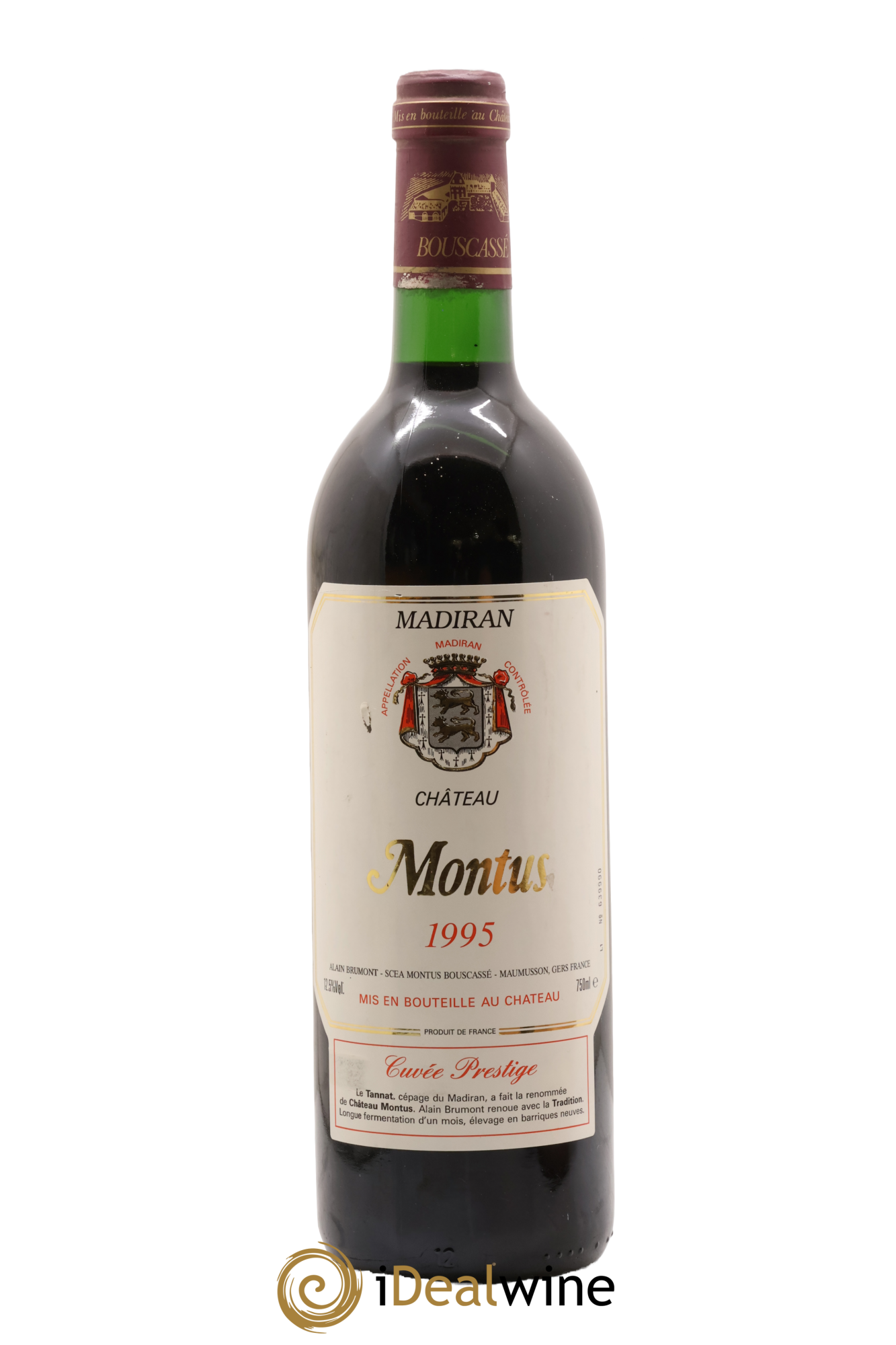Madiran Château Montus-Prestige Alain Brumont 1995 - Lot de 1 bouteille - 0