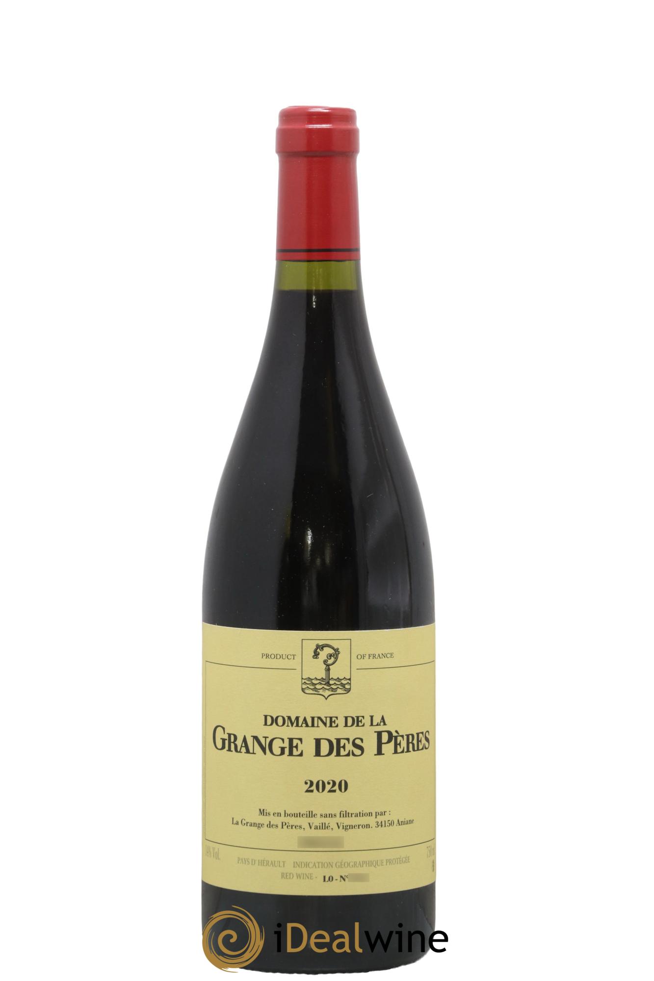 Pays d'Hérault Grange des Pères Laurent Vaillé 2020 - Lot de 1 bouteille - 0