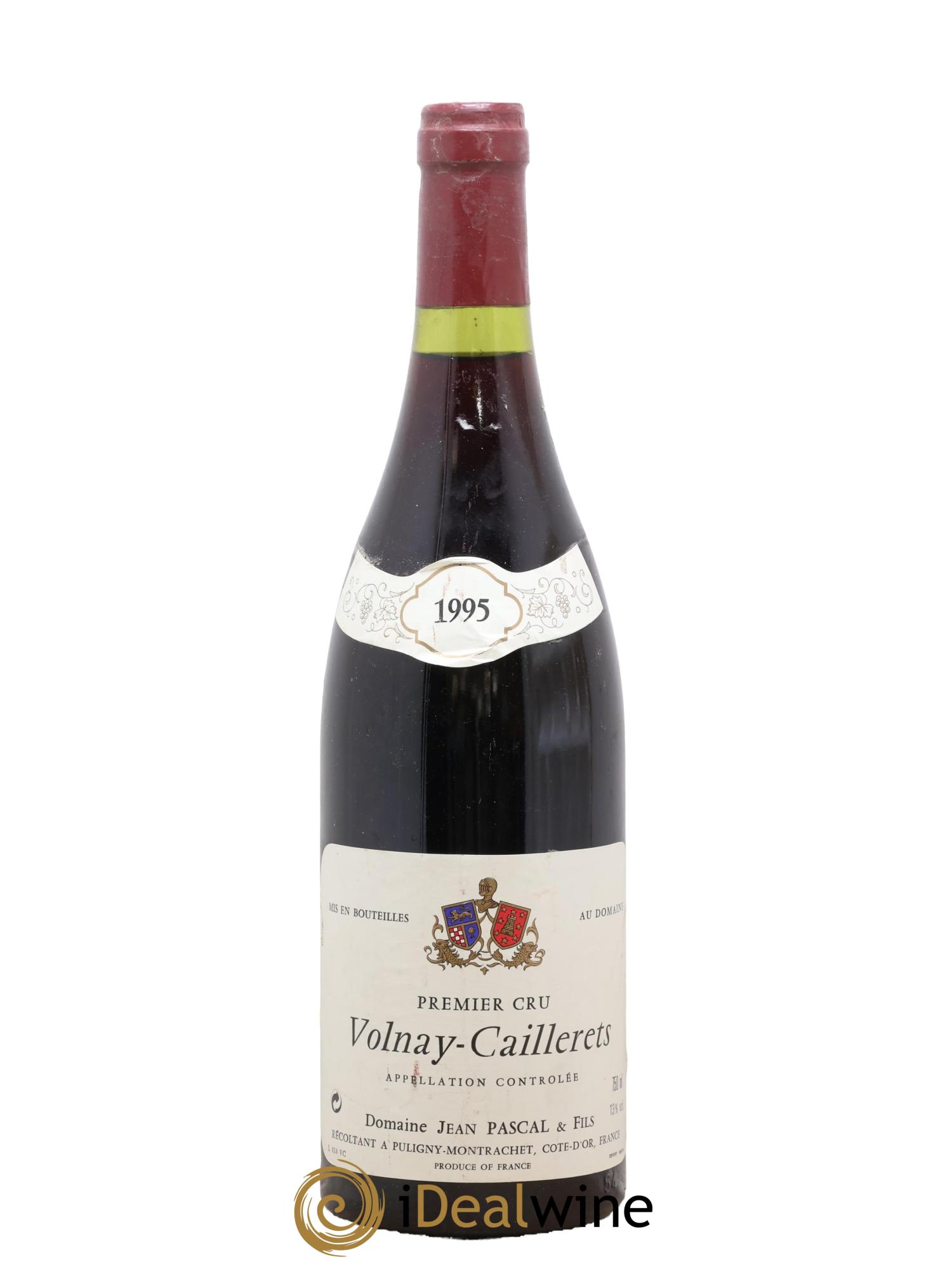 Volnay Caillerets Domaine Jean Pascal et Fils 1995 - Lot de 1 bouteille - 0