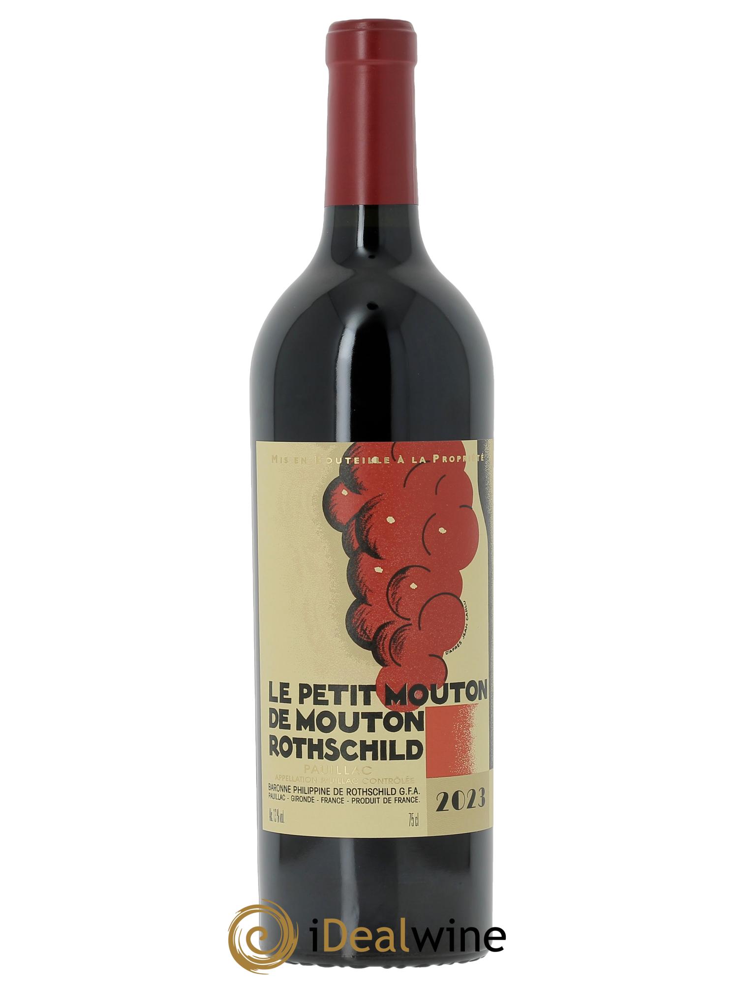 Petit Mouton Second Vin (CBO à partir de 3 bts) 2023 - Lot de 1 bouteille - 0