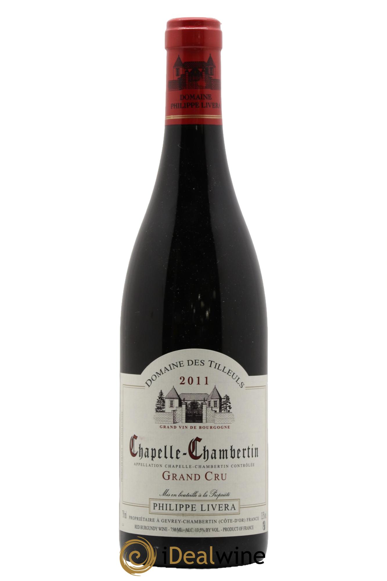 Chapelle-Chambertin Grand Cru Tilleuls (Domaine des) - Philippe Livera 2011 - Lot de 1 bouteille - 0