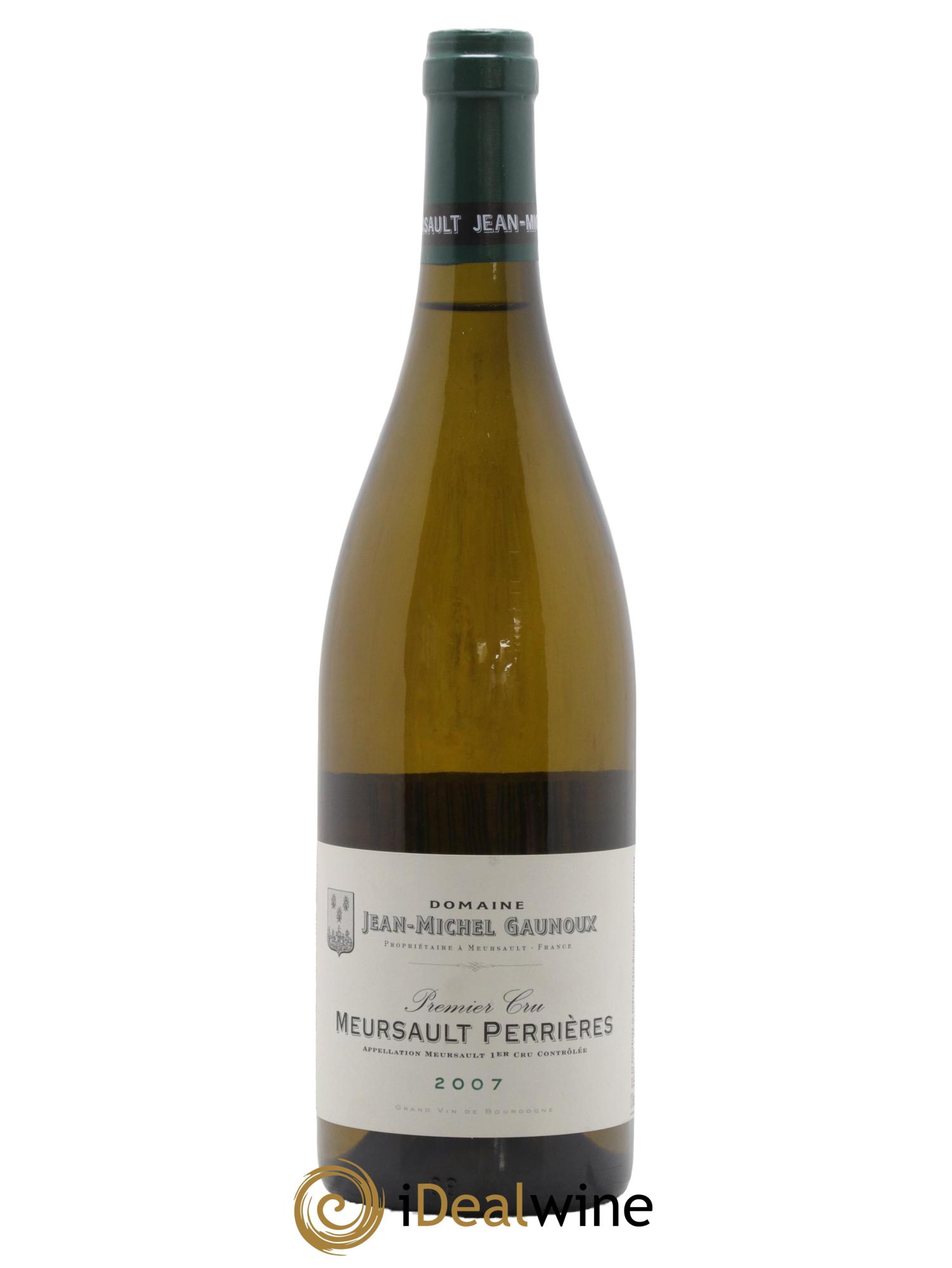 Meursault 1er Cru Perrières Jean-Michel Gaunoux 2007 - Lot de 1 bouteille - 0