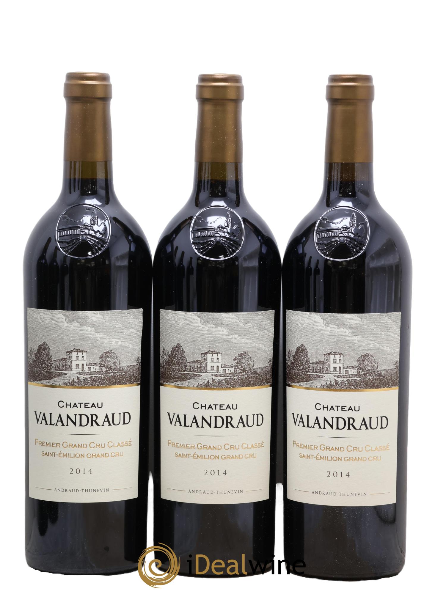 Château de Valandraud 1er Grand Cru Classé B depuis 2012 2014 - Posten von 6 Flaschen - 1
