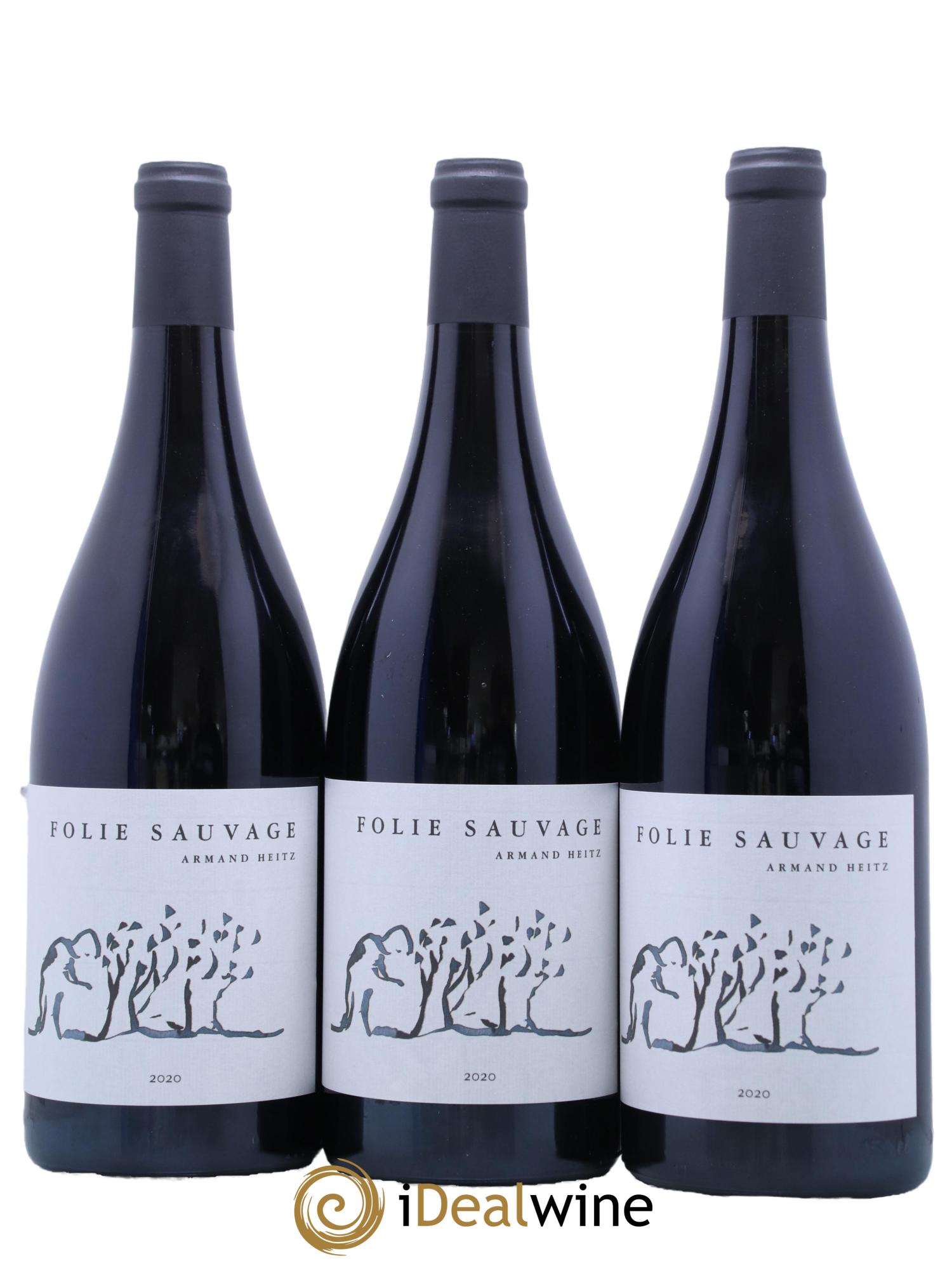 Coteaux Bourguignons Folie Sauvage Domaine Armand Heitz 2019 - Lot de 3 magnums - 0