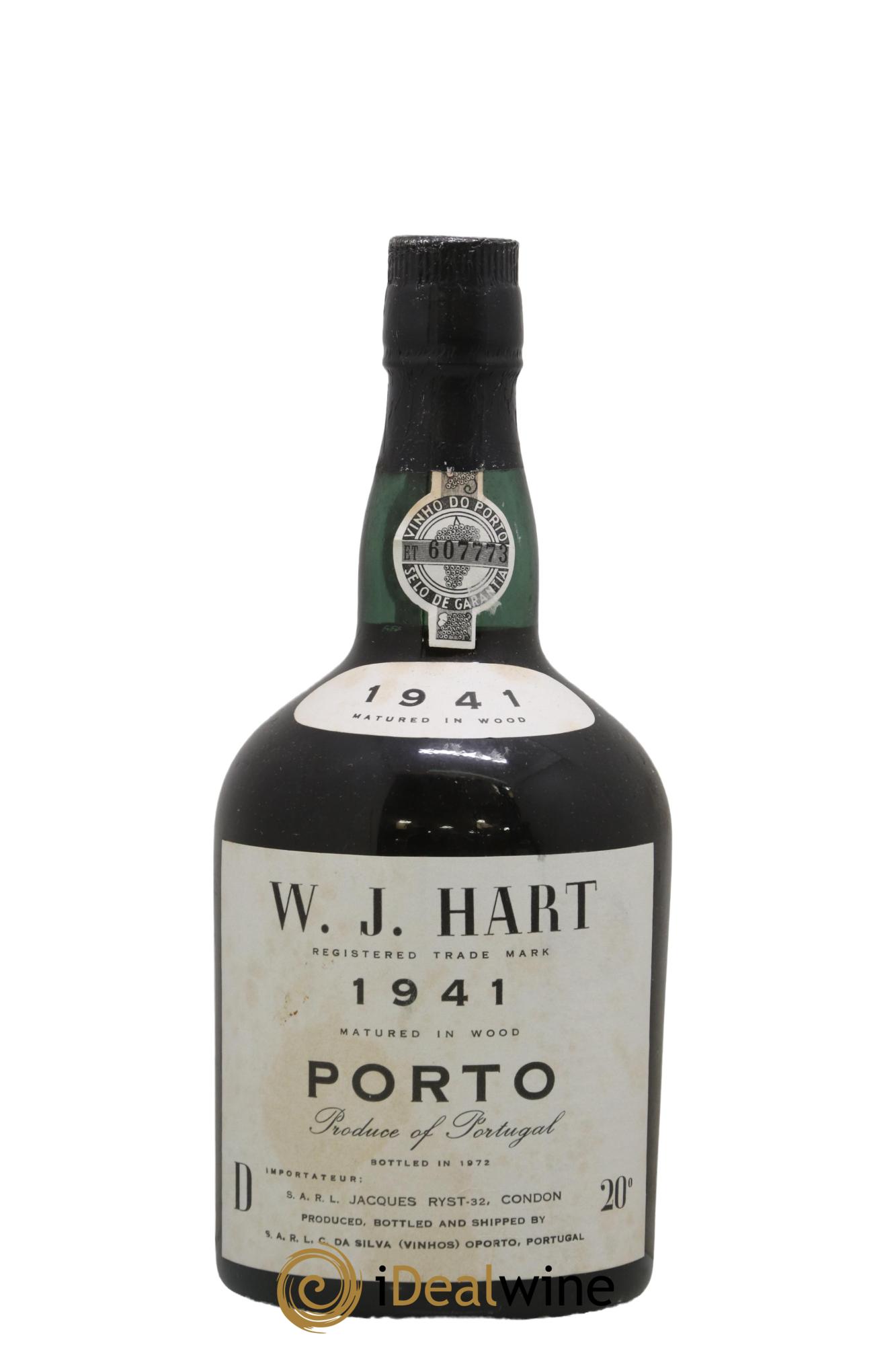 Porto WJ Hart 1941 - Lot of 1 bottle - 0