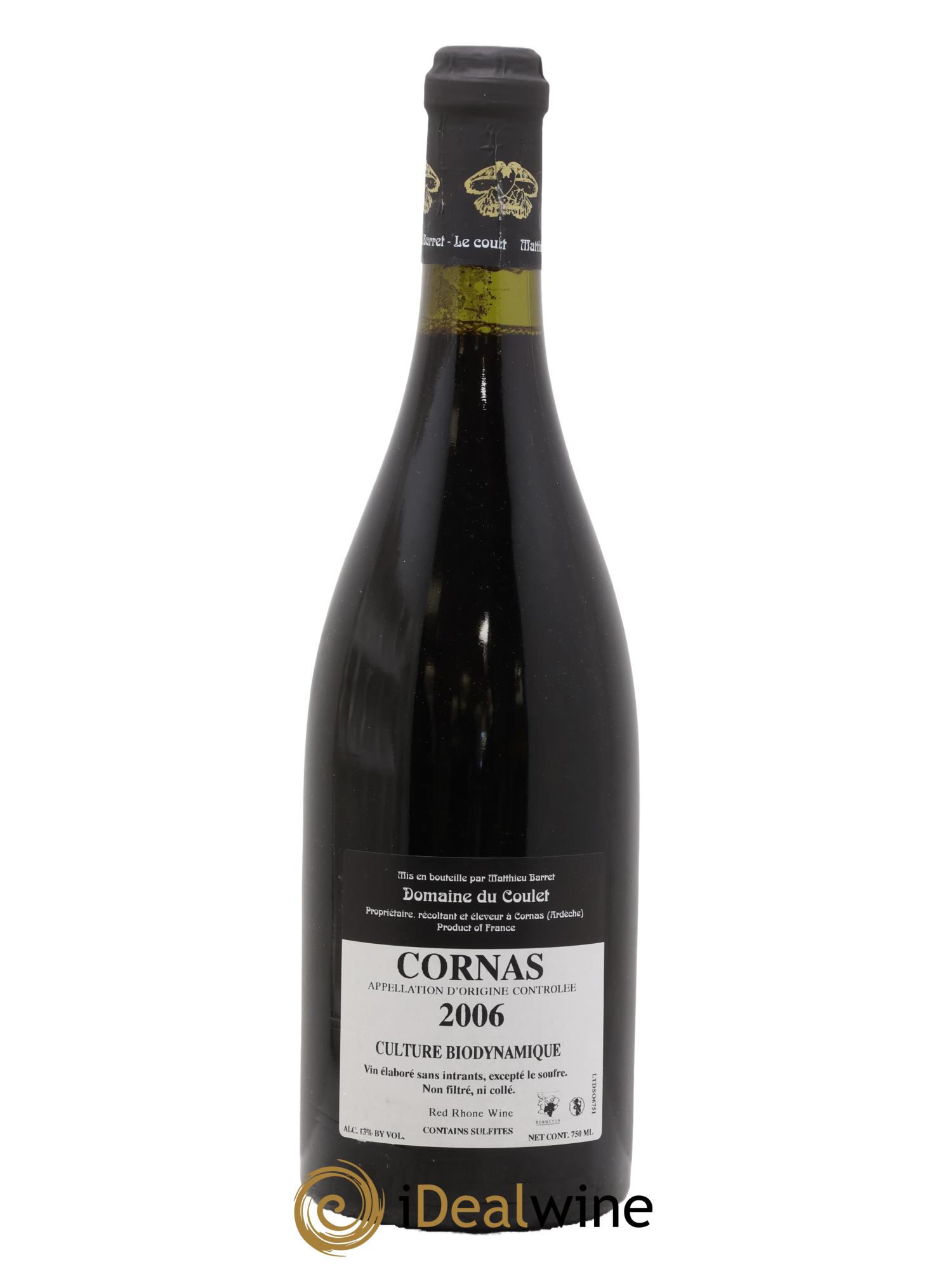 Cornas Les Terrasses du Serre Coulet (Domaine du) - Matthieu Barret 2006 - Lot de 1 bouteille - 1