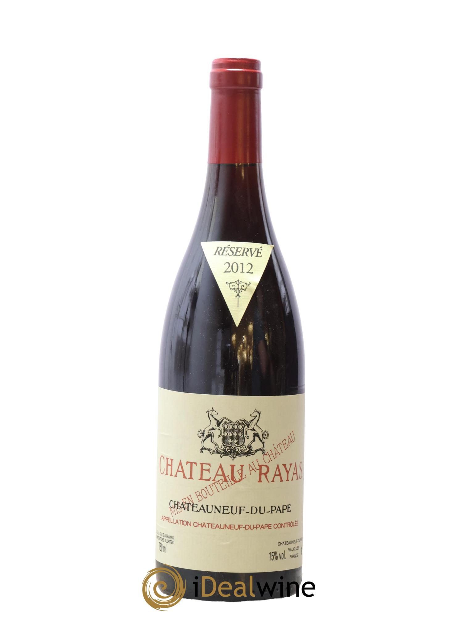 Châteauneuf-du-Pape Château Rayas Emmanuel Reynaud 2012 - Lot de 1 bouteille - 0