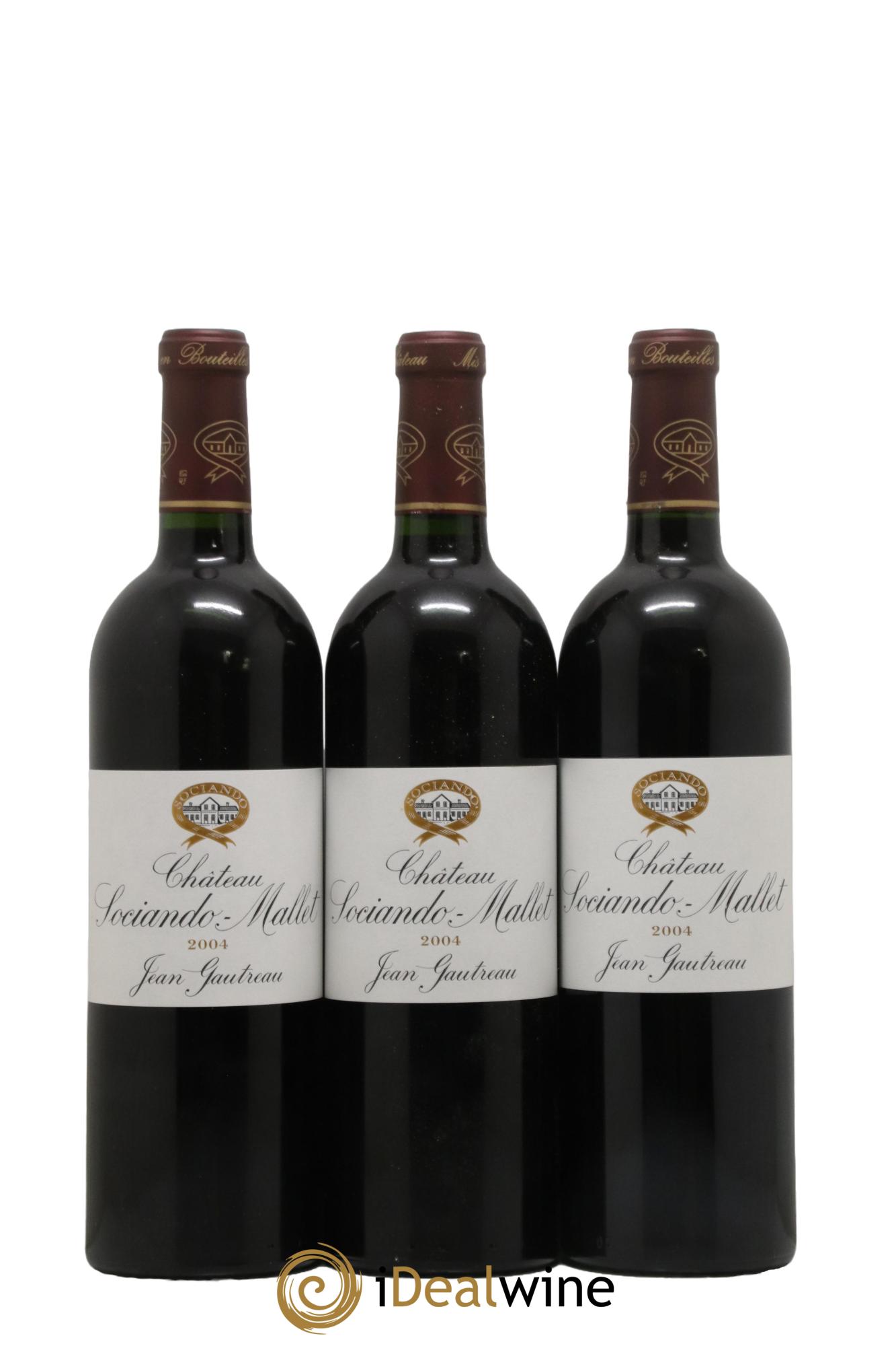 Château Sociando Mallet 2004 - Lot de 6 bouteilles - 2