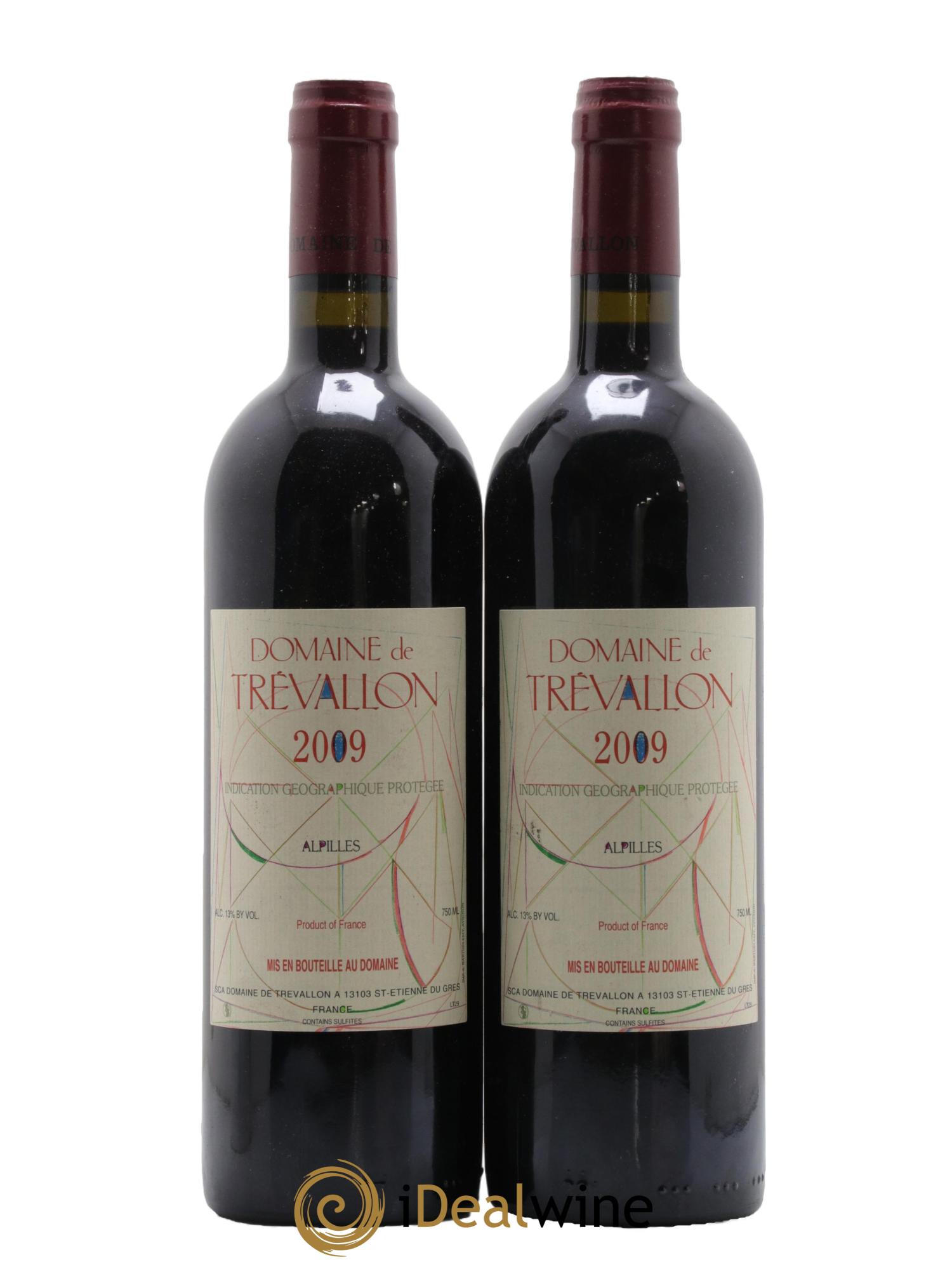 Alpilles Trévallon (Domaine de) Eloi Dürrbach 2009 - Lot de 2 bouteilles - 0