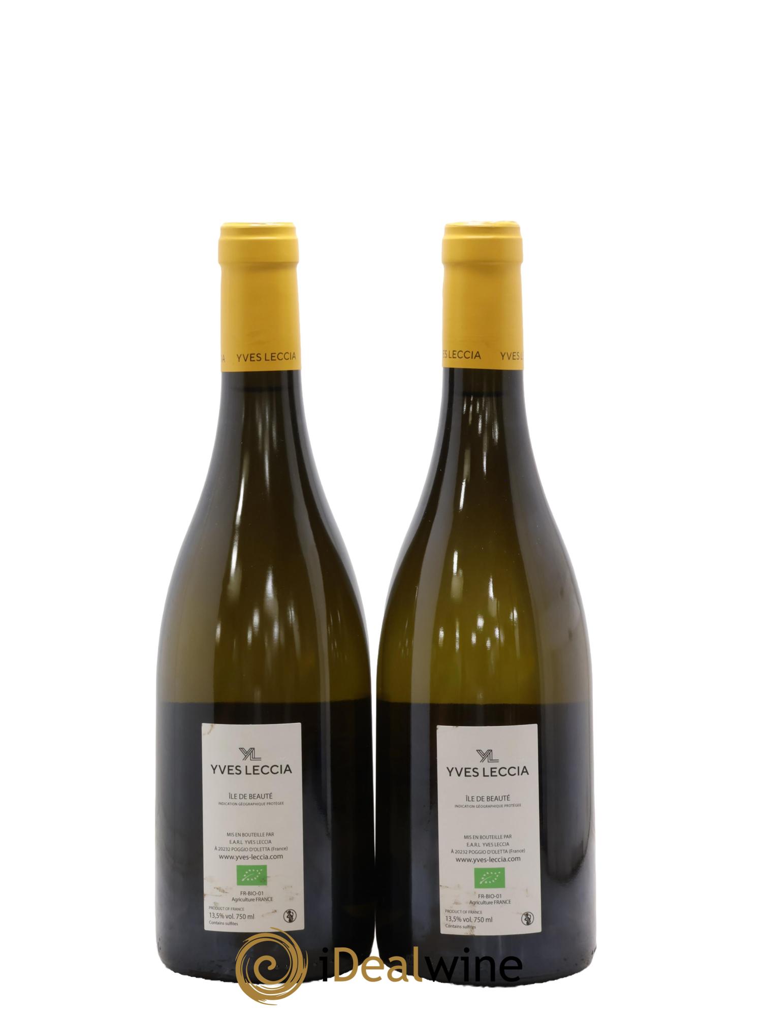 Ile de Beauté Biancu Marinu Yves Leccia 2022 - Lot de 2 bouteilles - 1