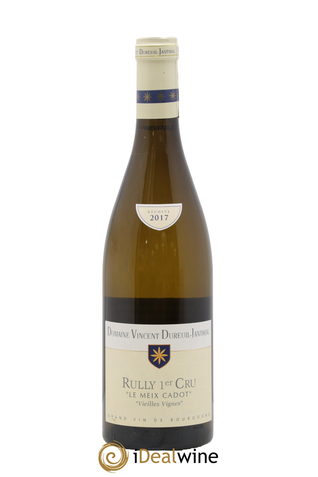 Rully 1er Cru Le Meix Cadot Vieilles Vignes Vincent Dureuil-Janthial 2017 - Lot de 1 bouteille - 0