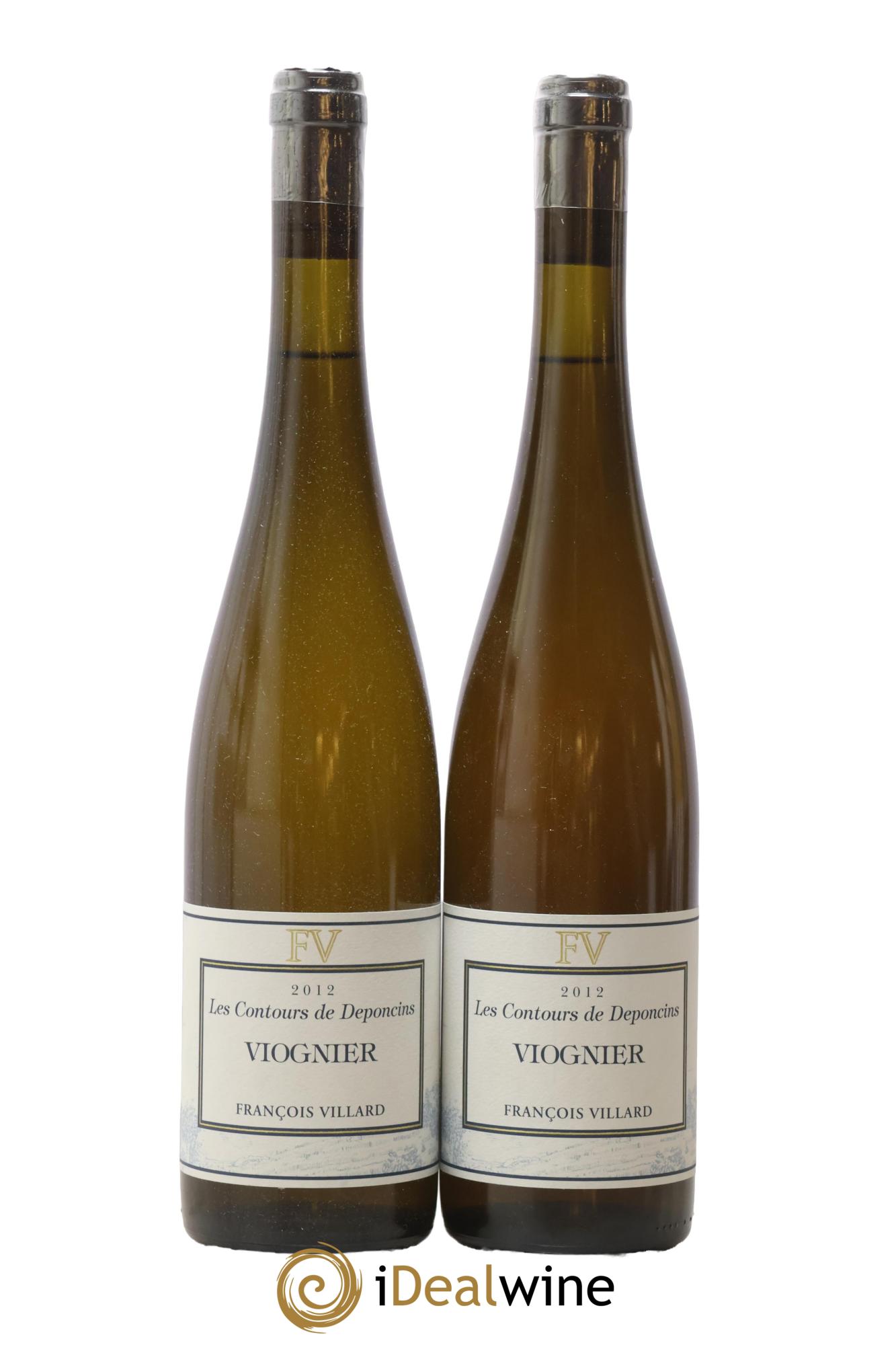 Vin de France Viognier Contours de Deponcins Domaine Villard 2012 - Lot of 2 bottles - 0
