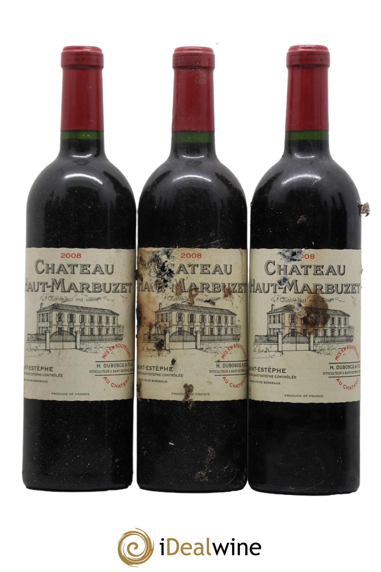 Château Haut Marbuzet 2008 - Lot de 12 bouteilles - 1