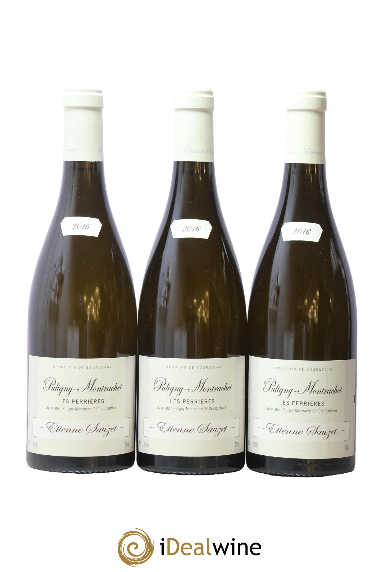 Puligny-Montrachet 1er Cru Les Perrières Etienne Sauzet 2016 - Lot de 3 bouteilles - 0