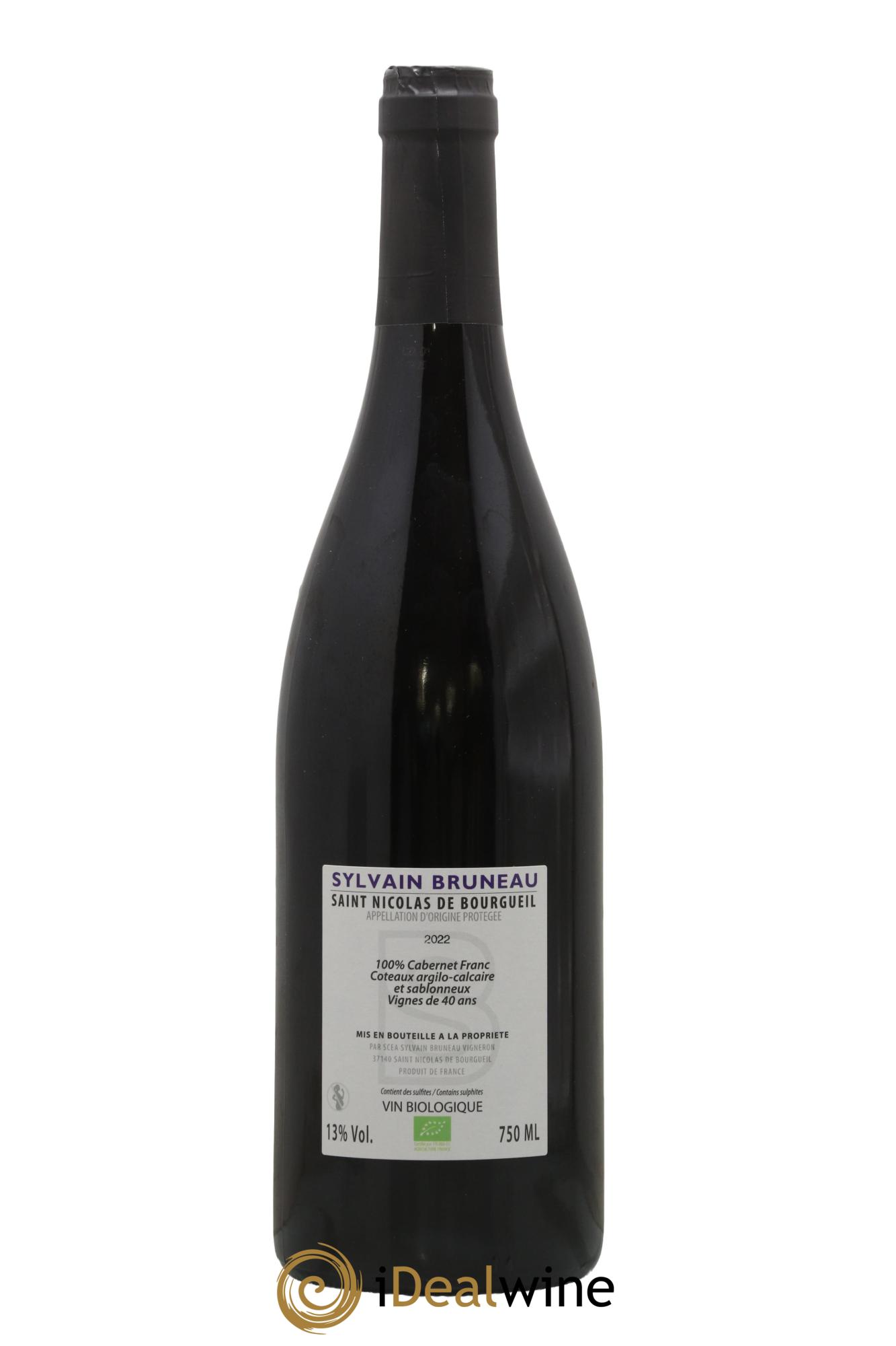 Saint-Nicolas de Bourgueil Les Pentes Domaine Sylvain Bruneau 2022 - Posten von 1 Flasche - 1