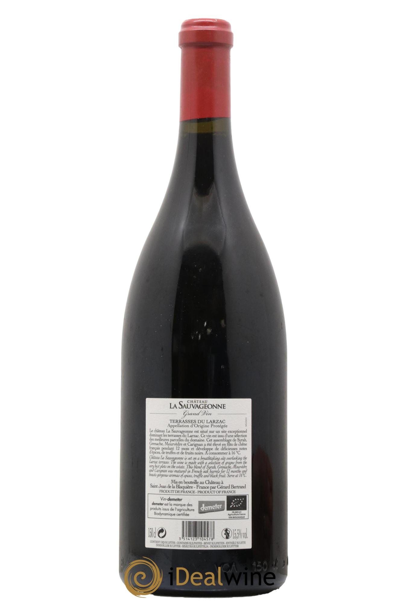 Languedoc Terrasses du Larzac La Sauvageonne Gerard Bertrand 2017 - Lot de 1 magnum - 1