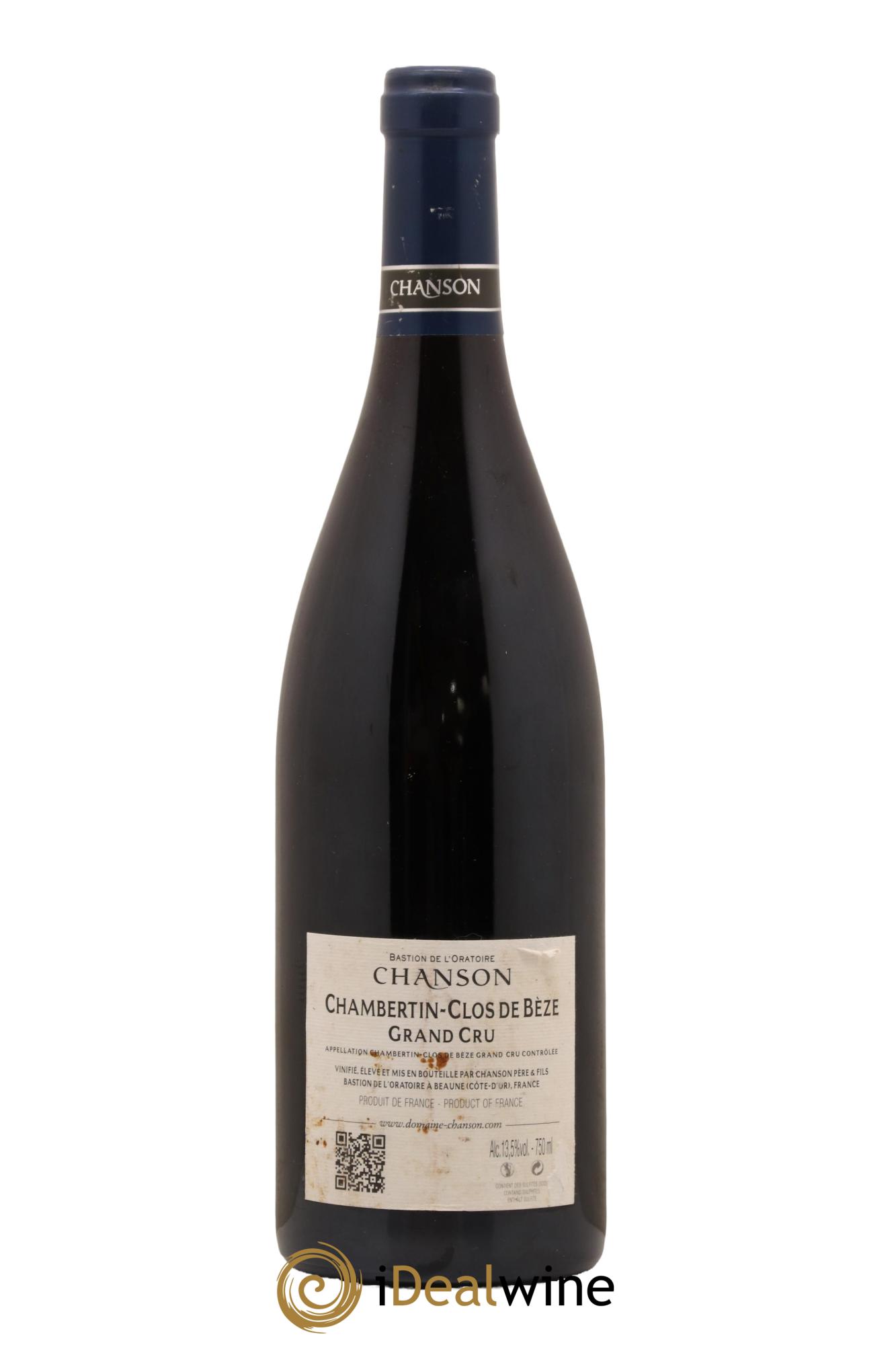 Chambertin Grand Cru Clos De Bèze Chanson  2015 - Lot of 1 bottle - 1
