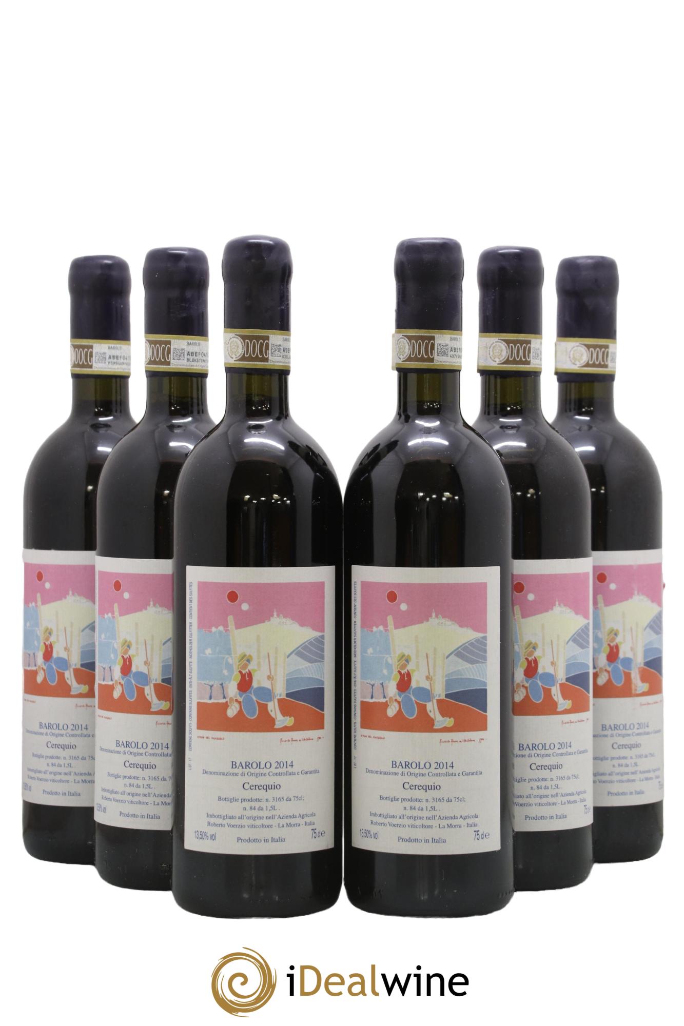 Barolo DOCG Cerequio Roberto Voerzio 2014 - Lot de 6 bouteilles - 0