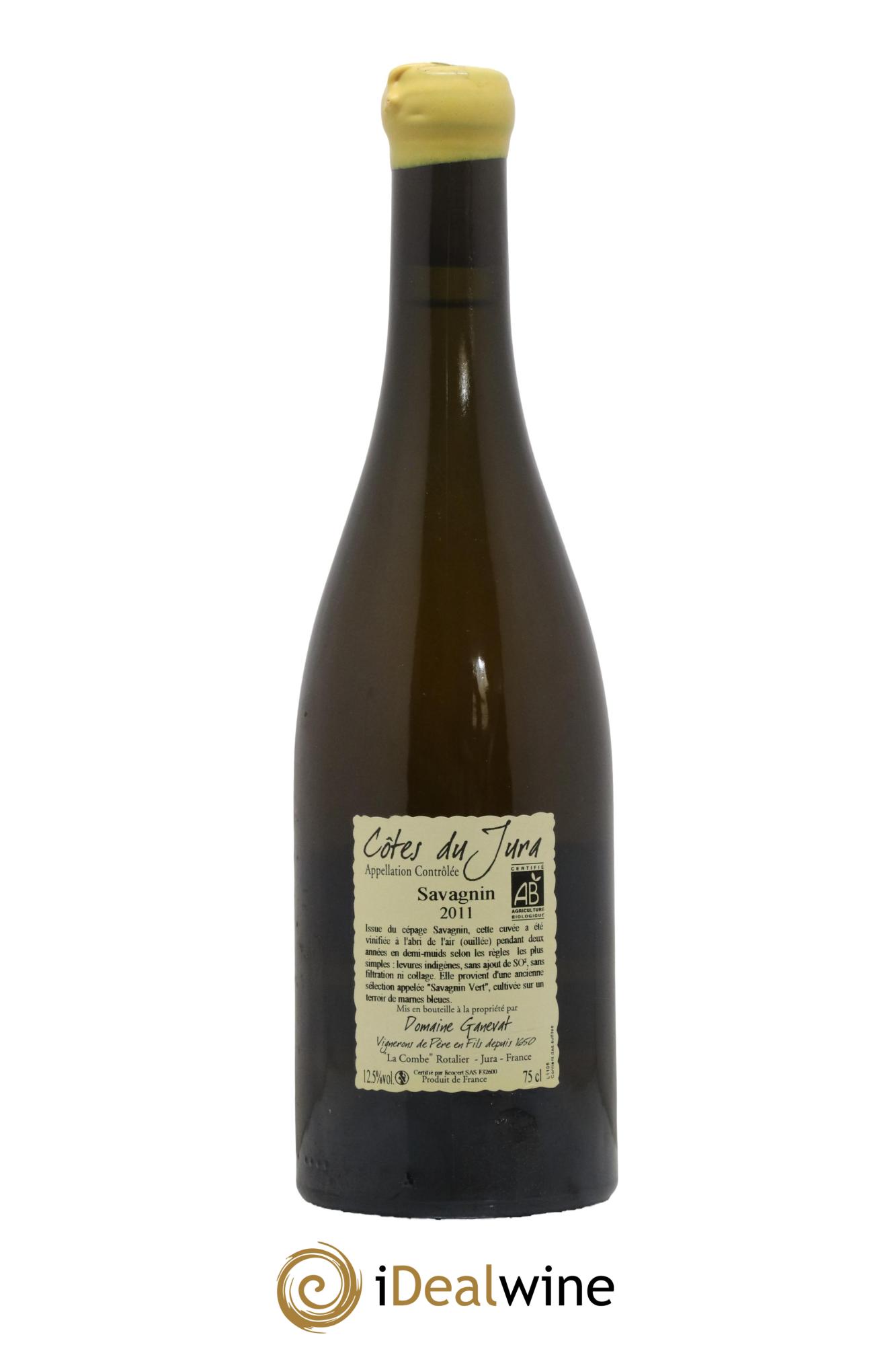 Côtes du Jura Les Chalasses Marnes Bleues Jean-François Ganevat (Domaine) 2011 - Lot de 1 bouteille - 1