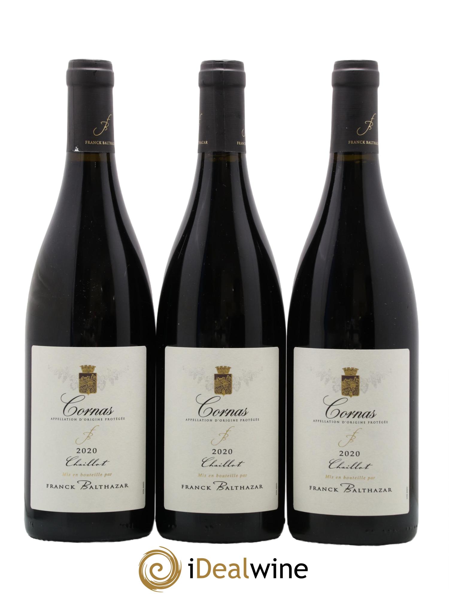 Cornas Chaillot Franck Balthazar (Domaine) 2020 - Lot de 3 bouteilles - 0