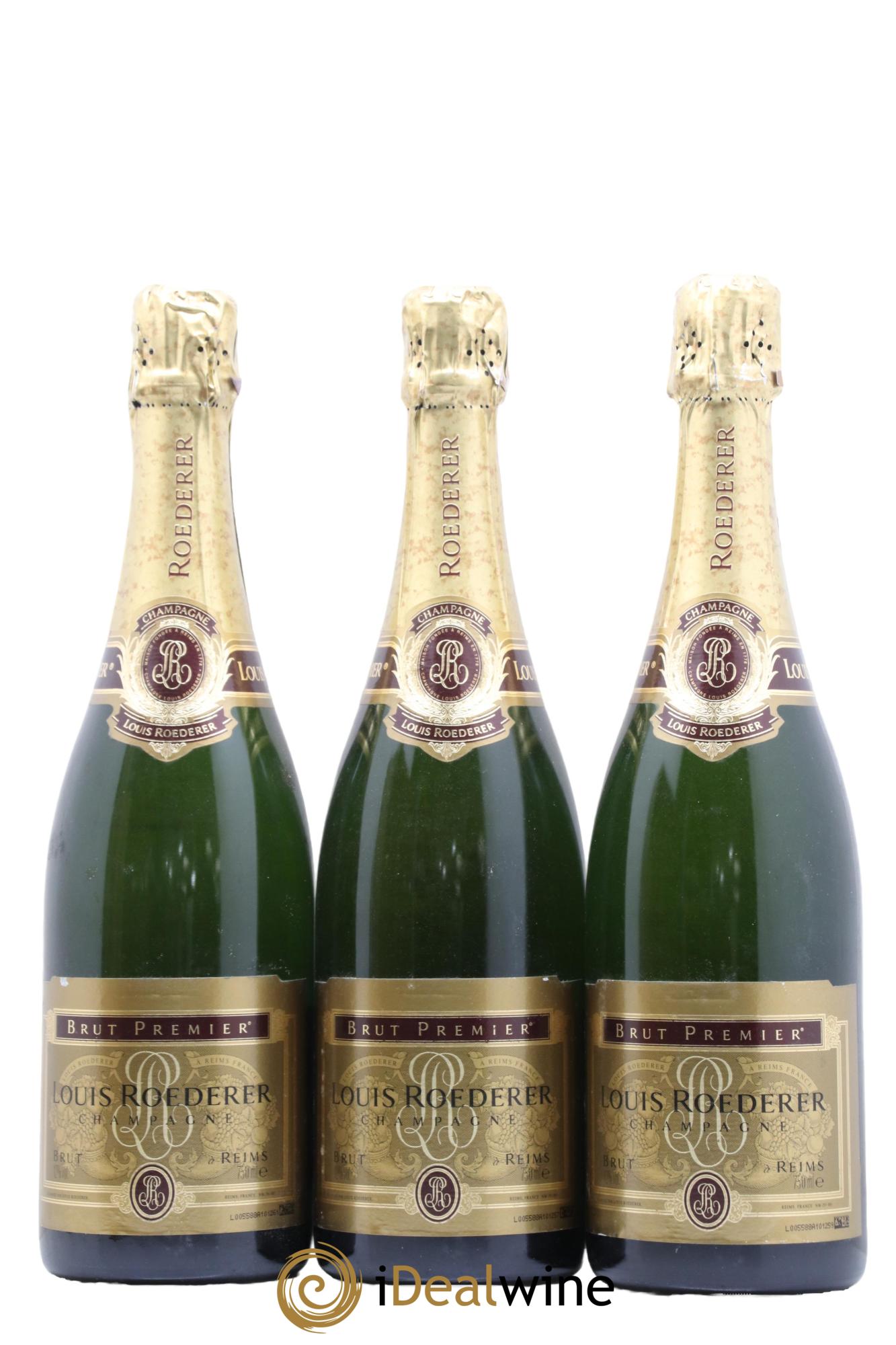 Premier Brut Louis Roederer - Lot de 3 bouteilles - 1