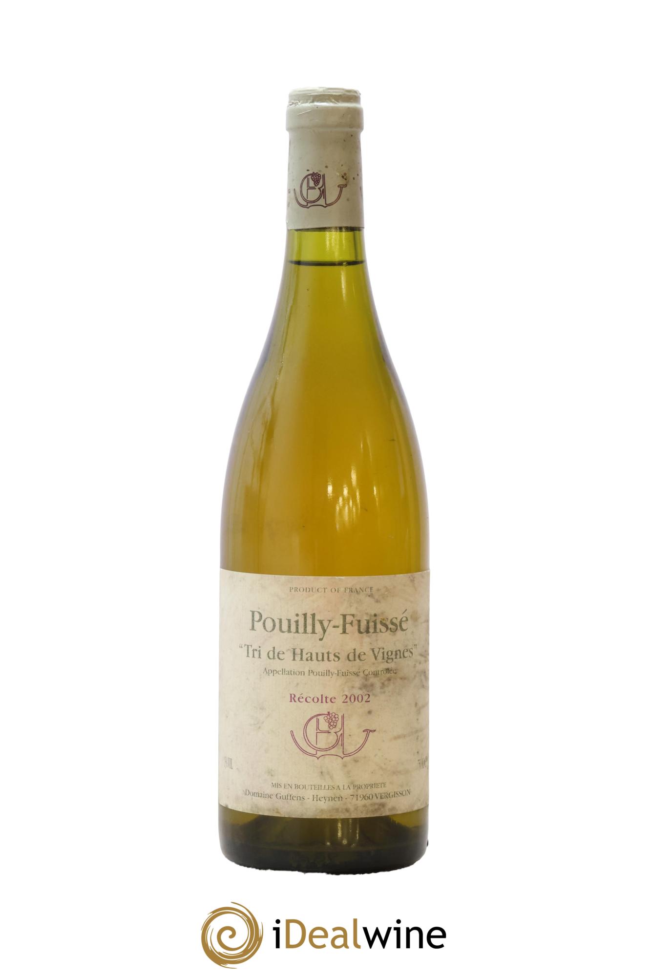 Pouilly-Fuissé Tris des Hauts des Vignes Guffens-Heynen 2002 - Lot of 1 bottle - 0